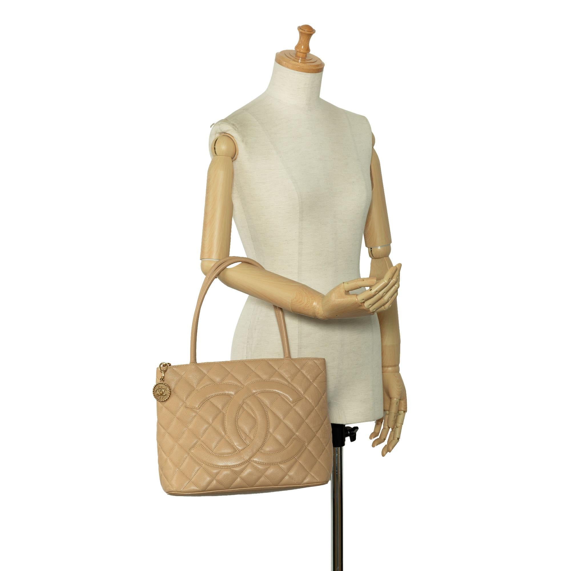 Chanel Caviar Medallion Tote