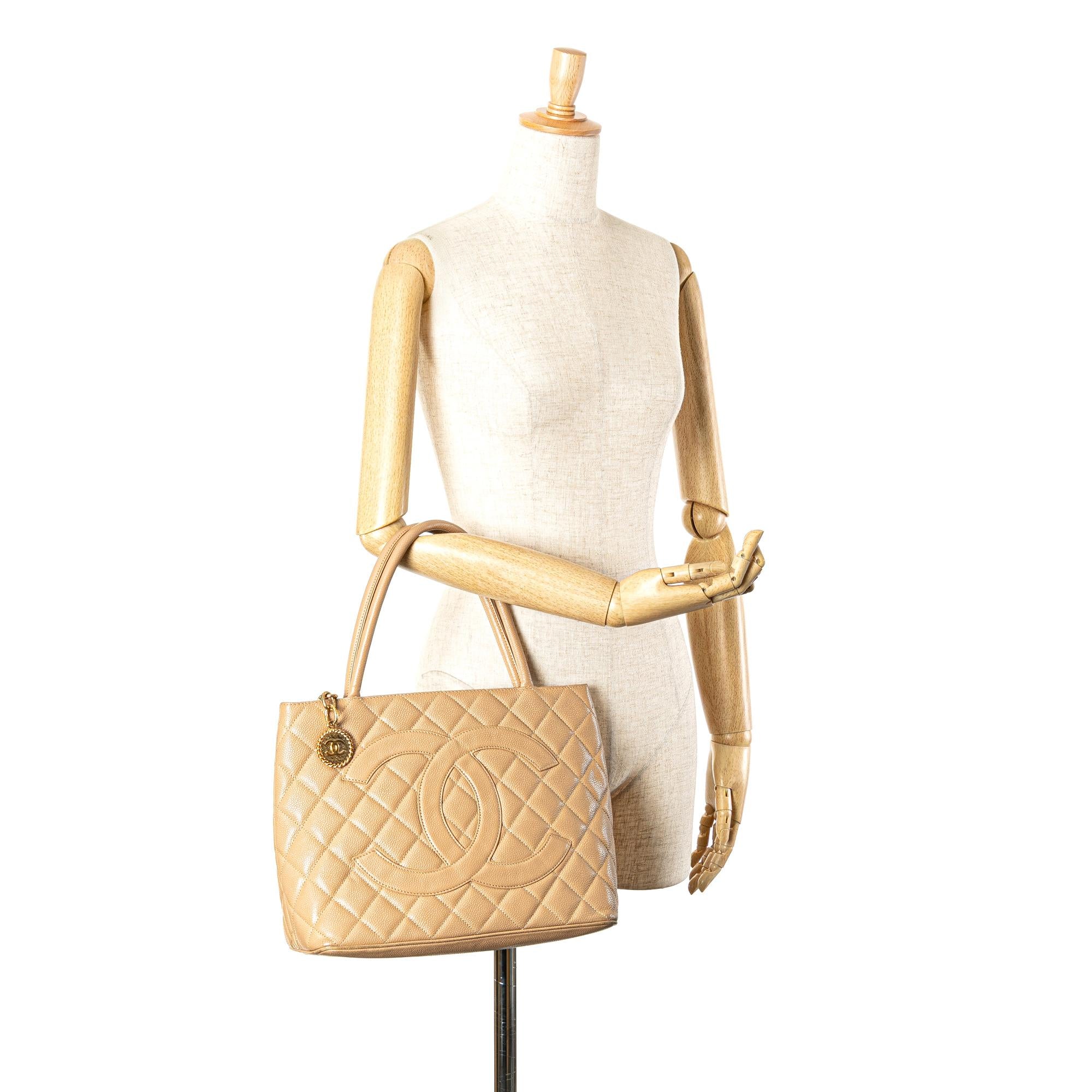 Chanel Caviar Medallion Tote