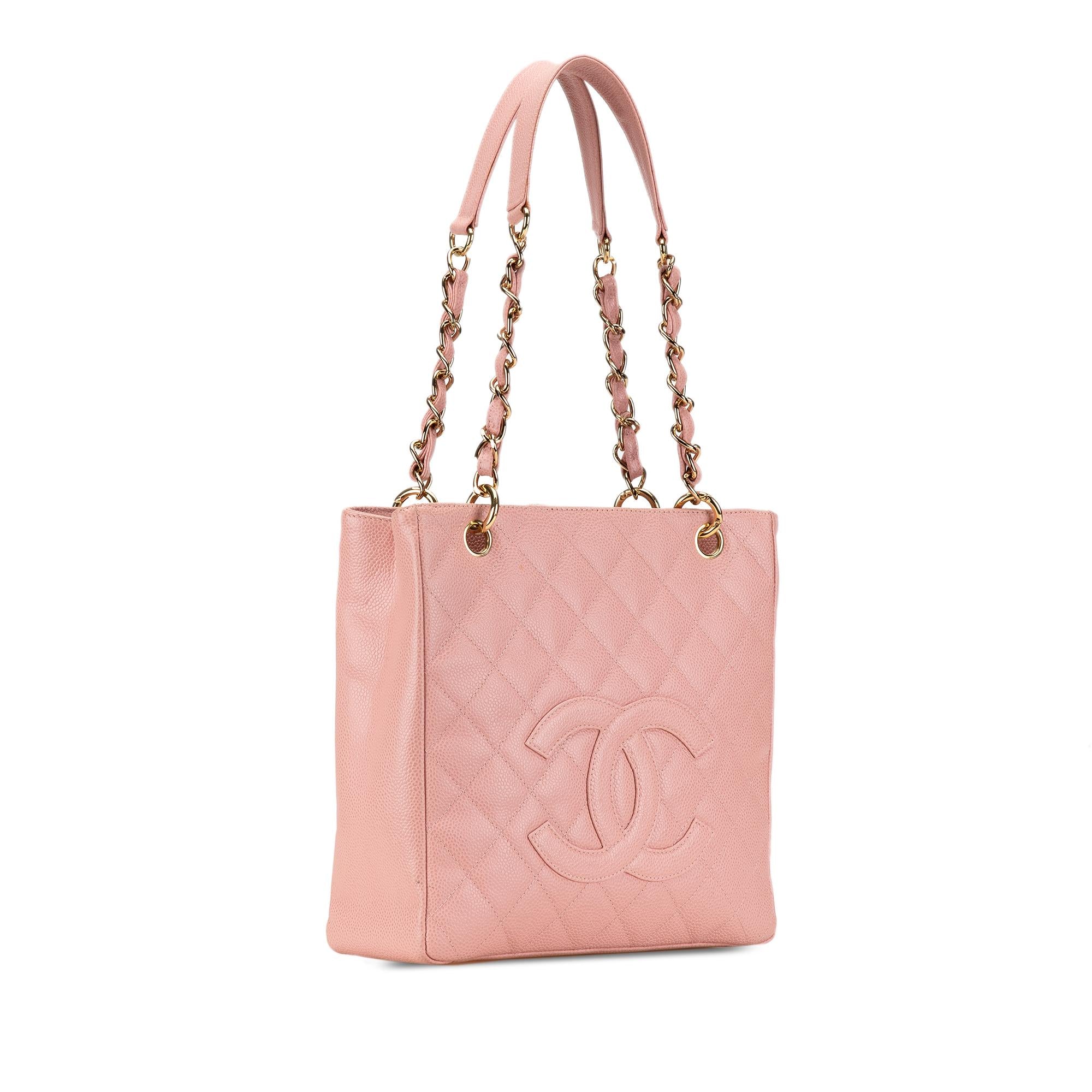 Chanel Caviar Petite Shopping Tote (SHG-Scfqjp)