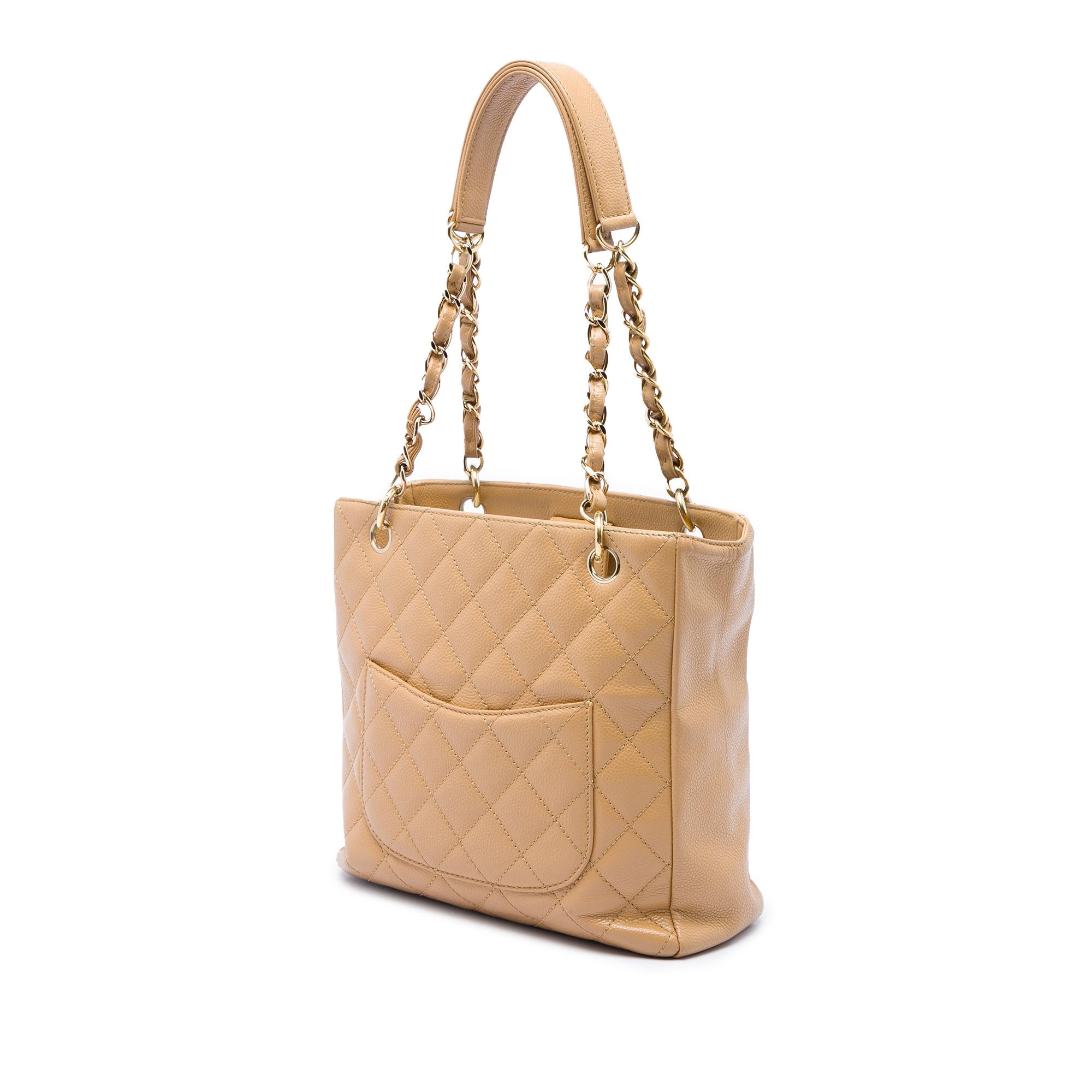 Chanel Caviar Petite Shopping Tote