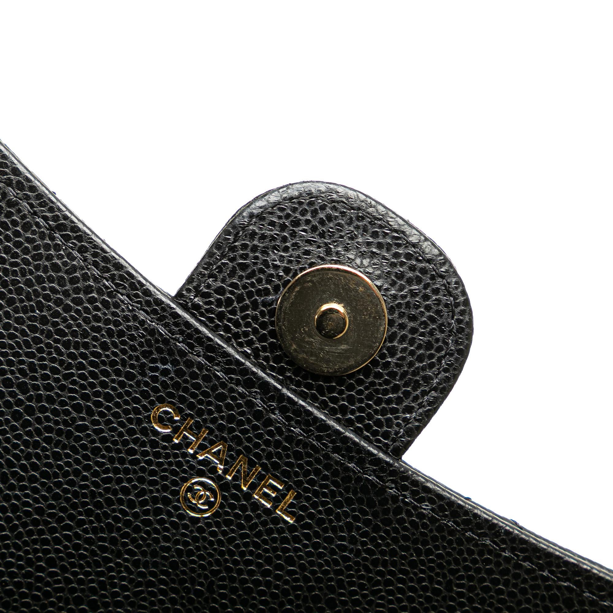 Chanel Caviar Quilted Phone Holder Wallet on Chain