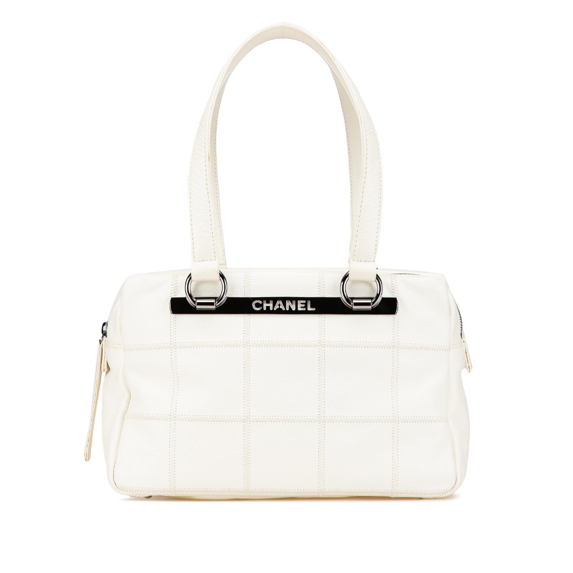 Chanel Caviar Square Stitch Shoulder Bag