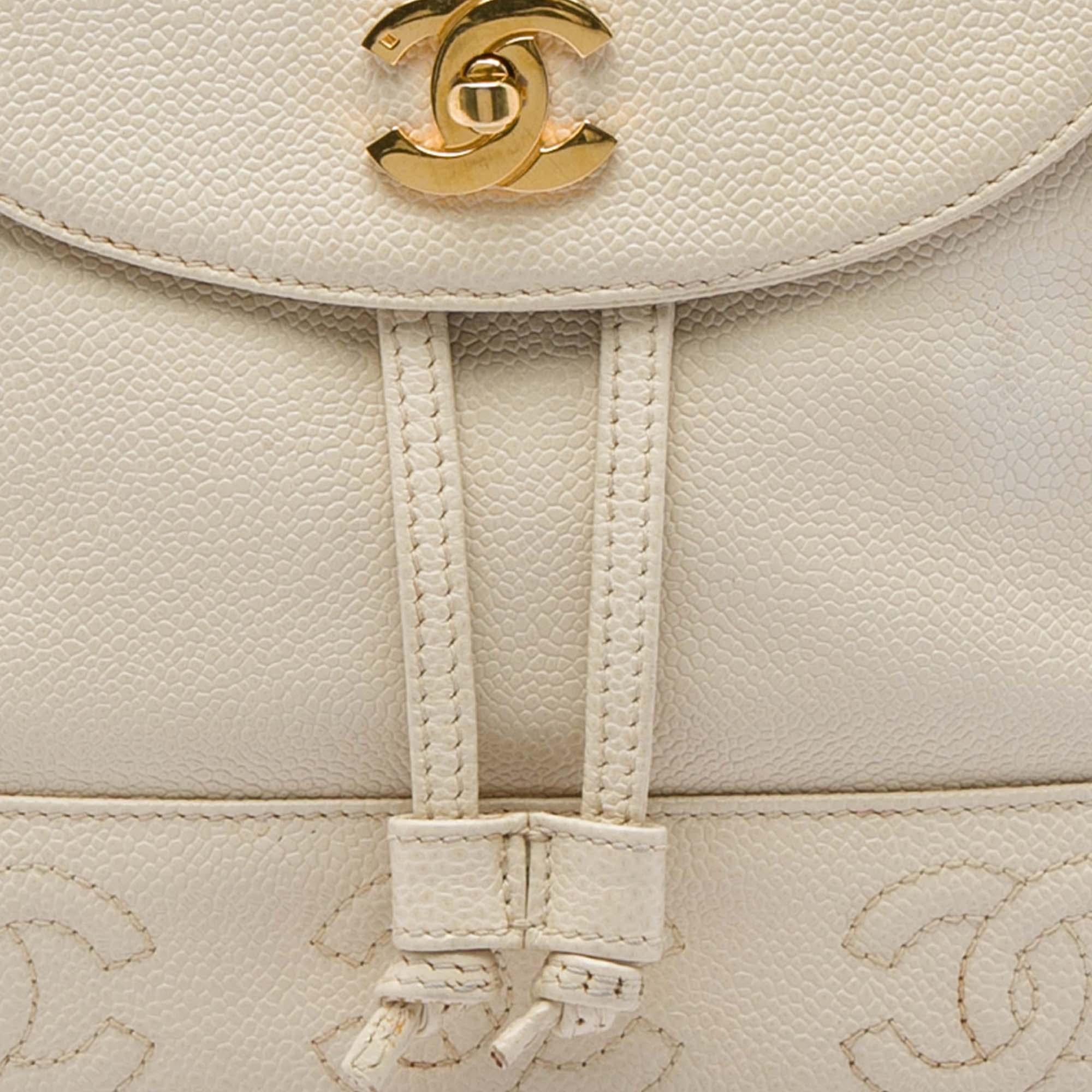 Chanel Caviar Triple CC Backpack