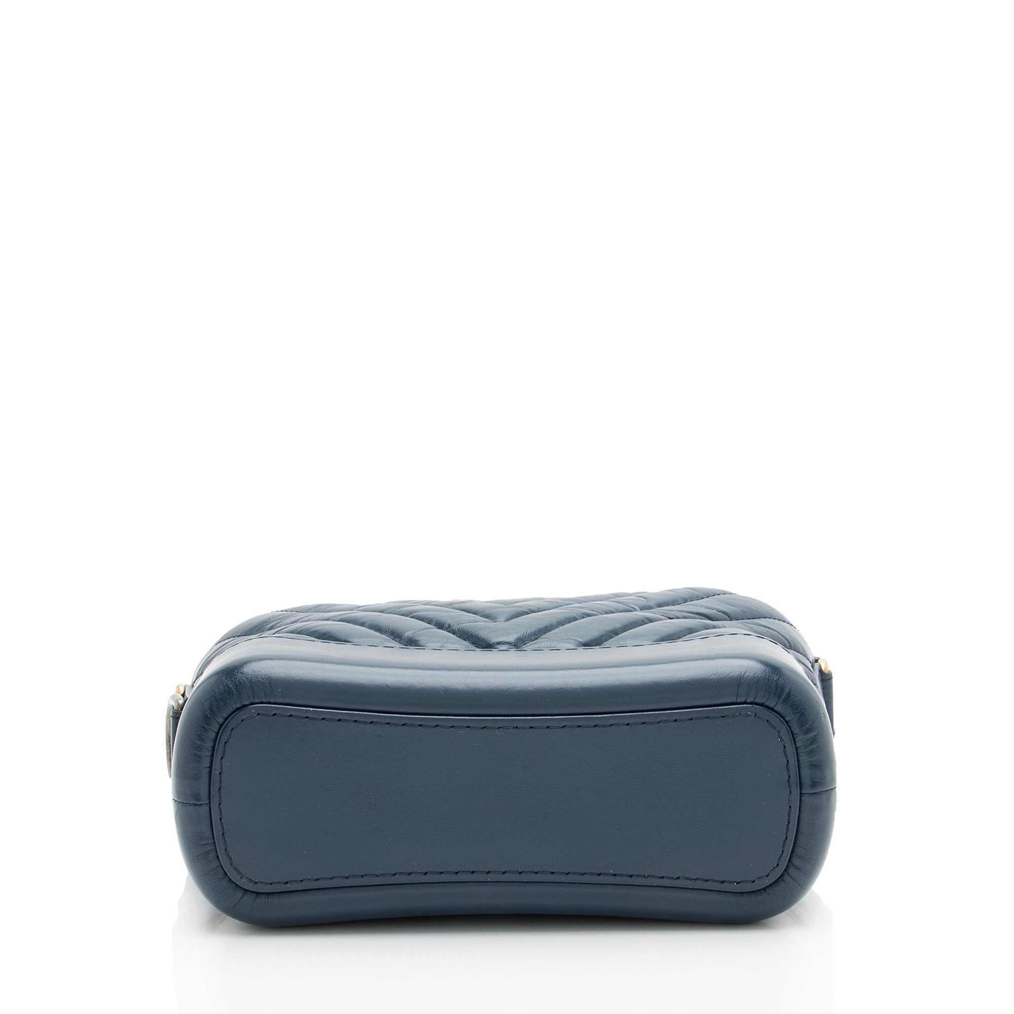 Chanel Chevron Aged Calfskin Gabrielle Small Hobo