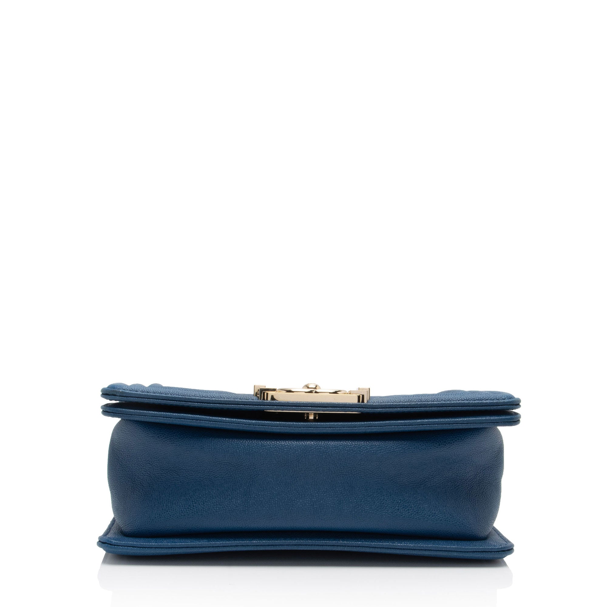 Chanel Chevron Caviar Leather Small Boy Bag