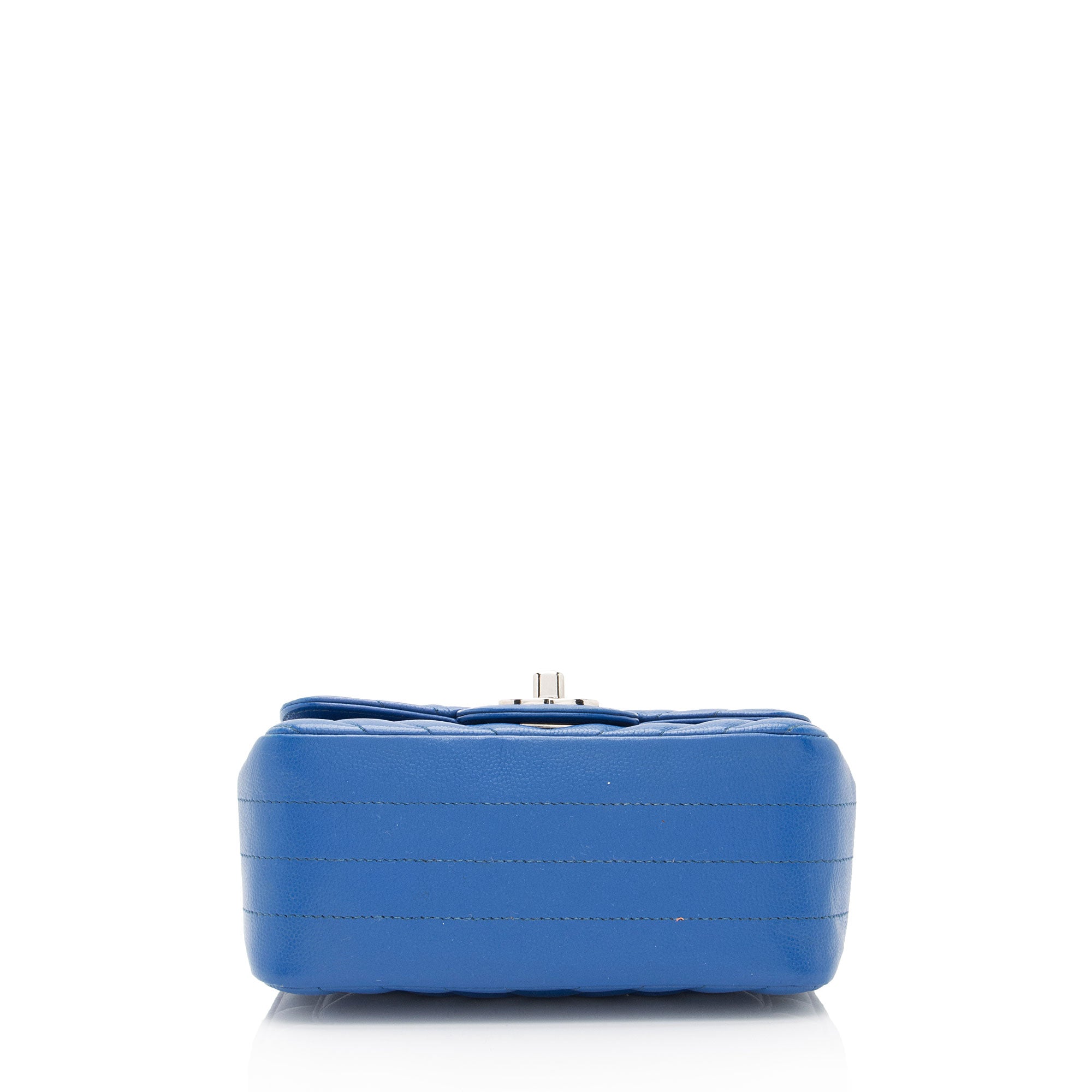 Chanel Chevron Caviar Leather Square Mini Flap Bag (SHF-OSPKli)