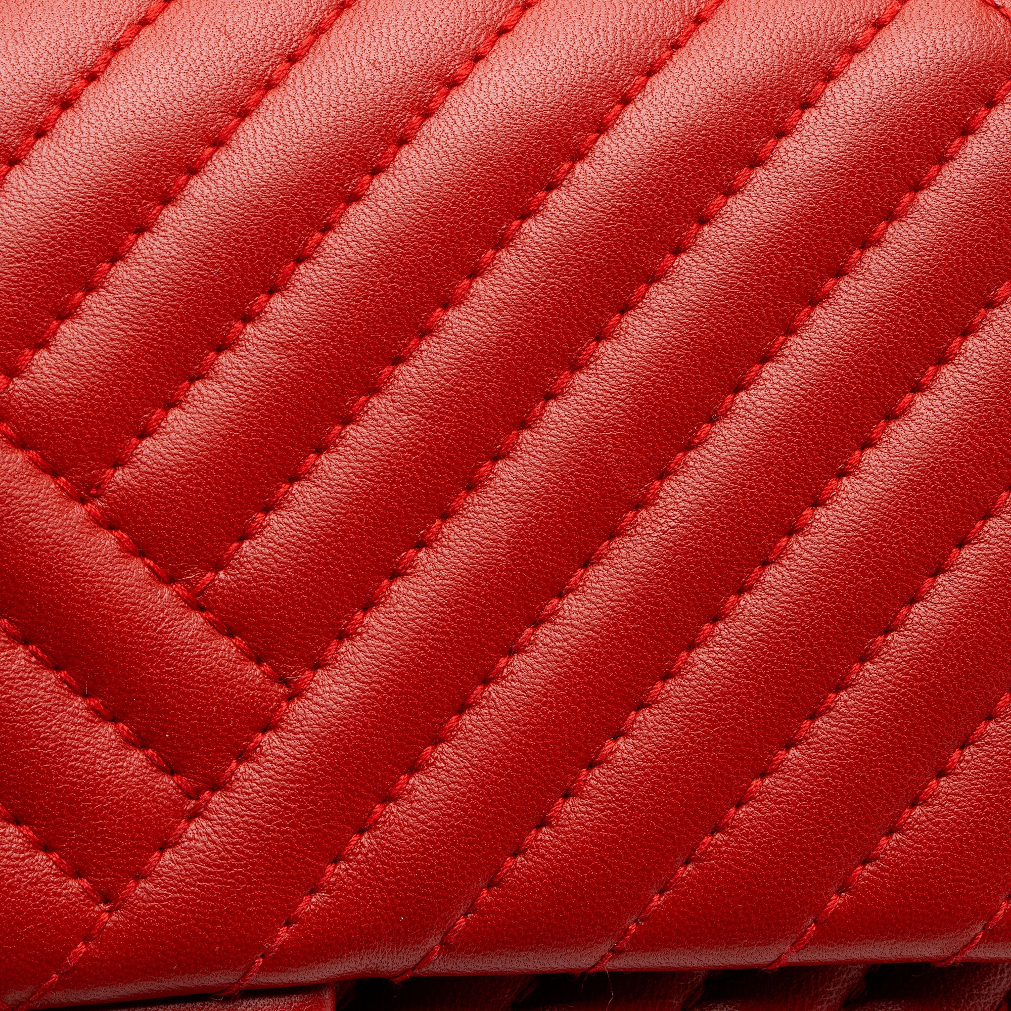 Chanel Chevron Lambskin Classic Small Single Flap Bag