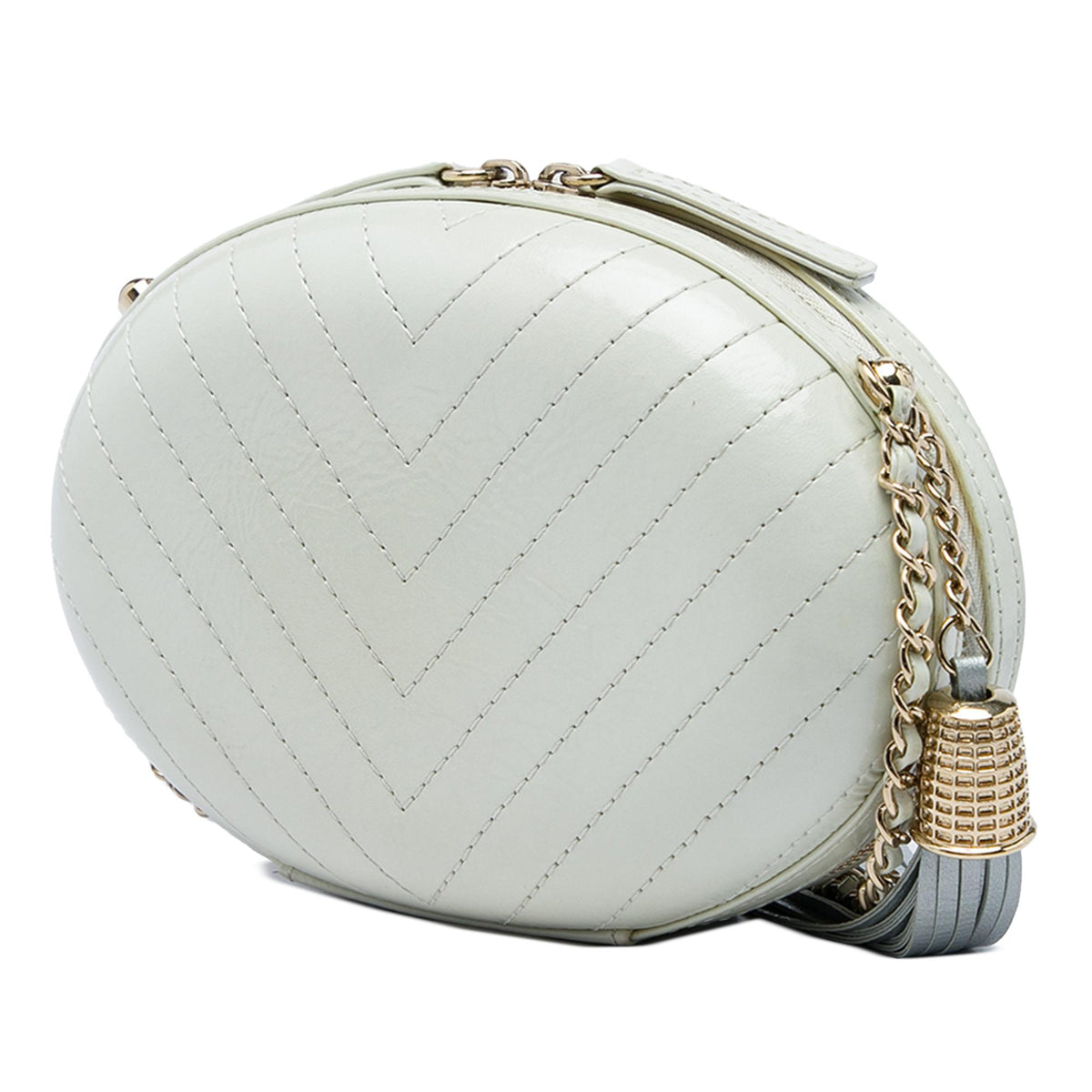 Chanel Chevron Lambskin La Pausa Evening Bag