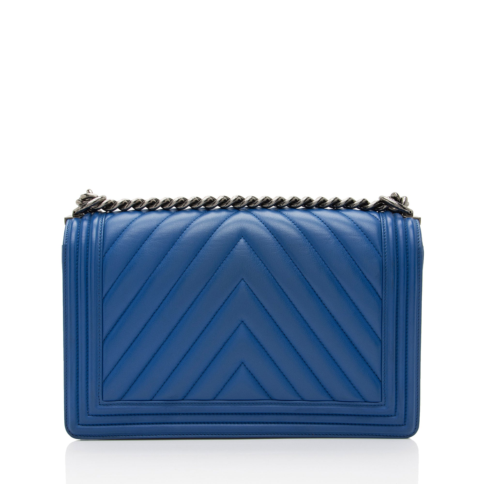 Chanel Chevron Lambskin New Medium Boy Bag