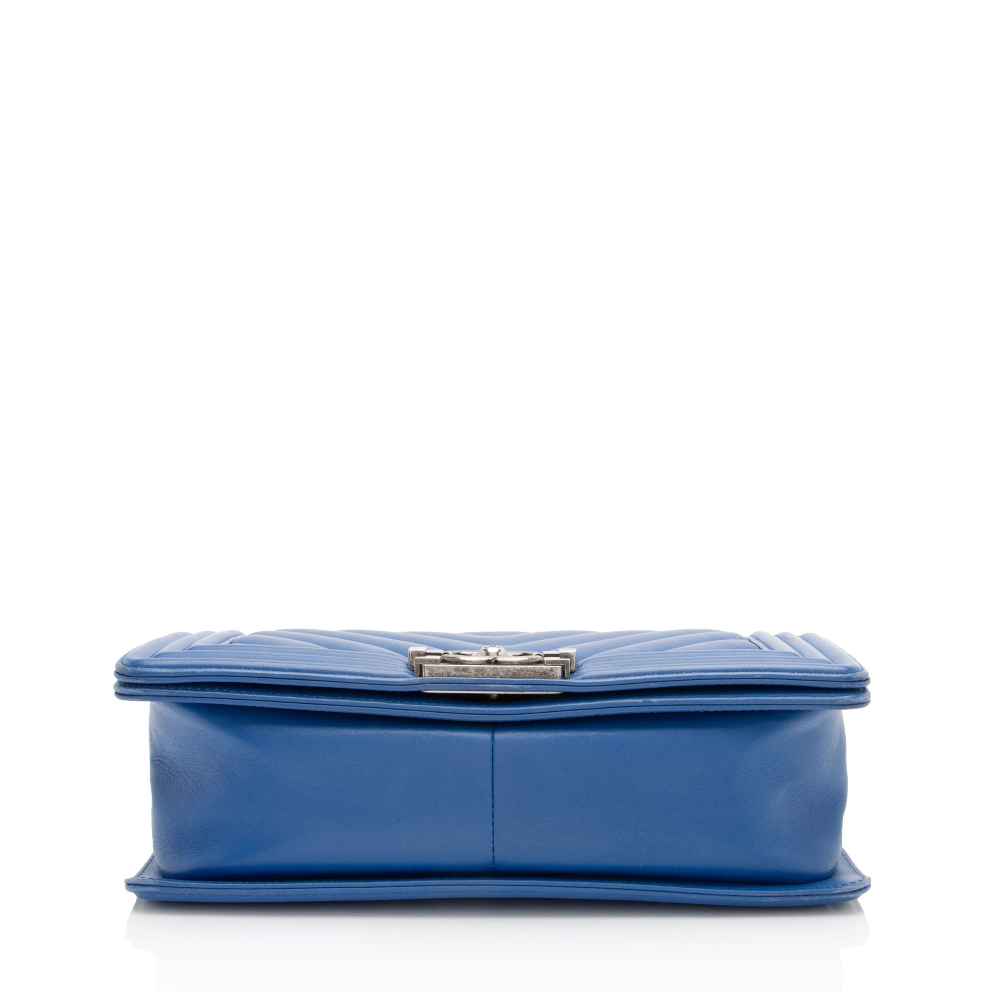 Chanel Chevron Lambskin Old Medium Boy Bag