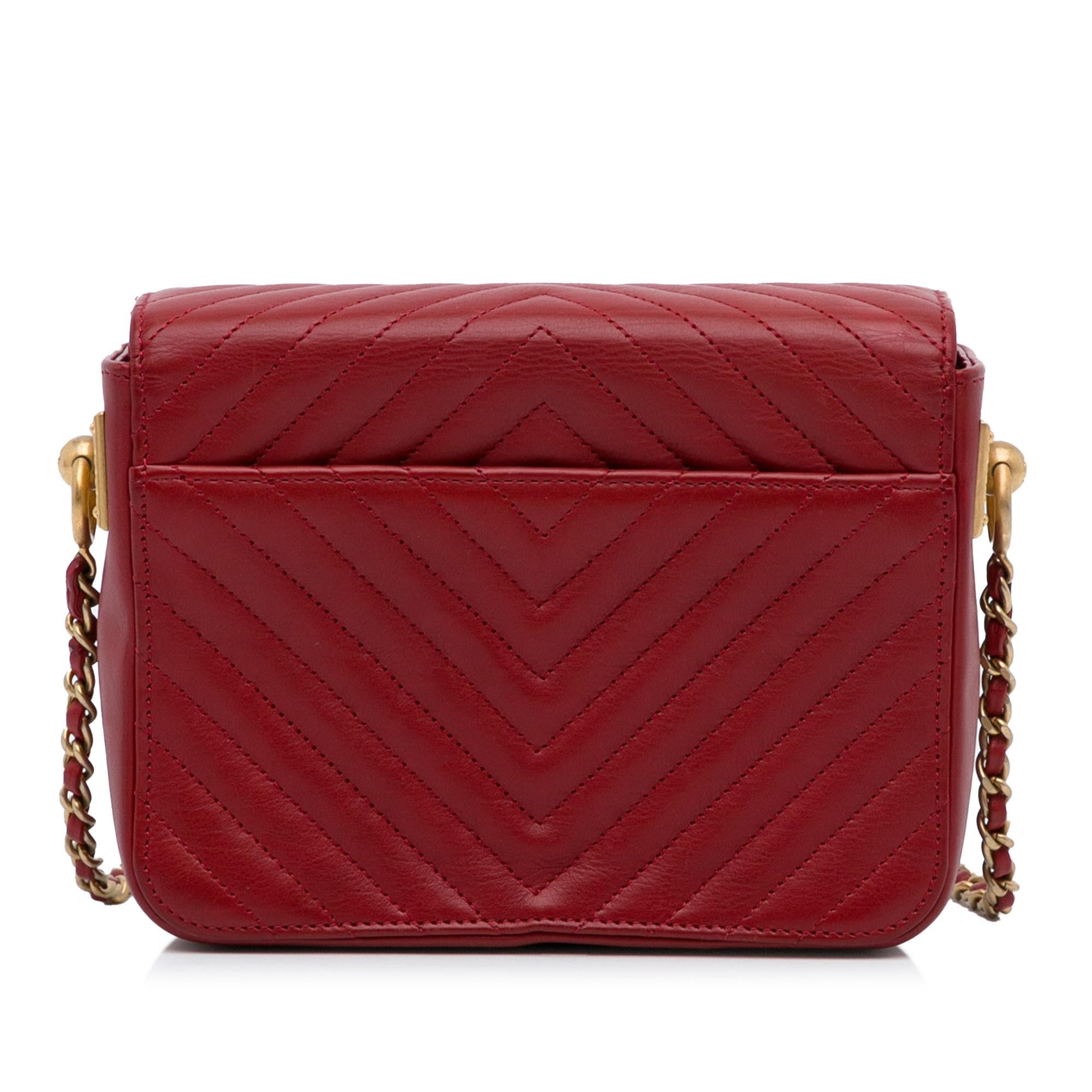 Chanel Chevron Rock The Corner Minaudiere Bag (SHG-I6iCTy)