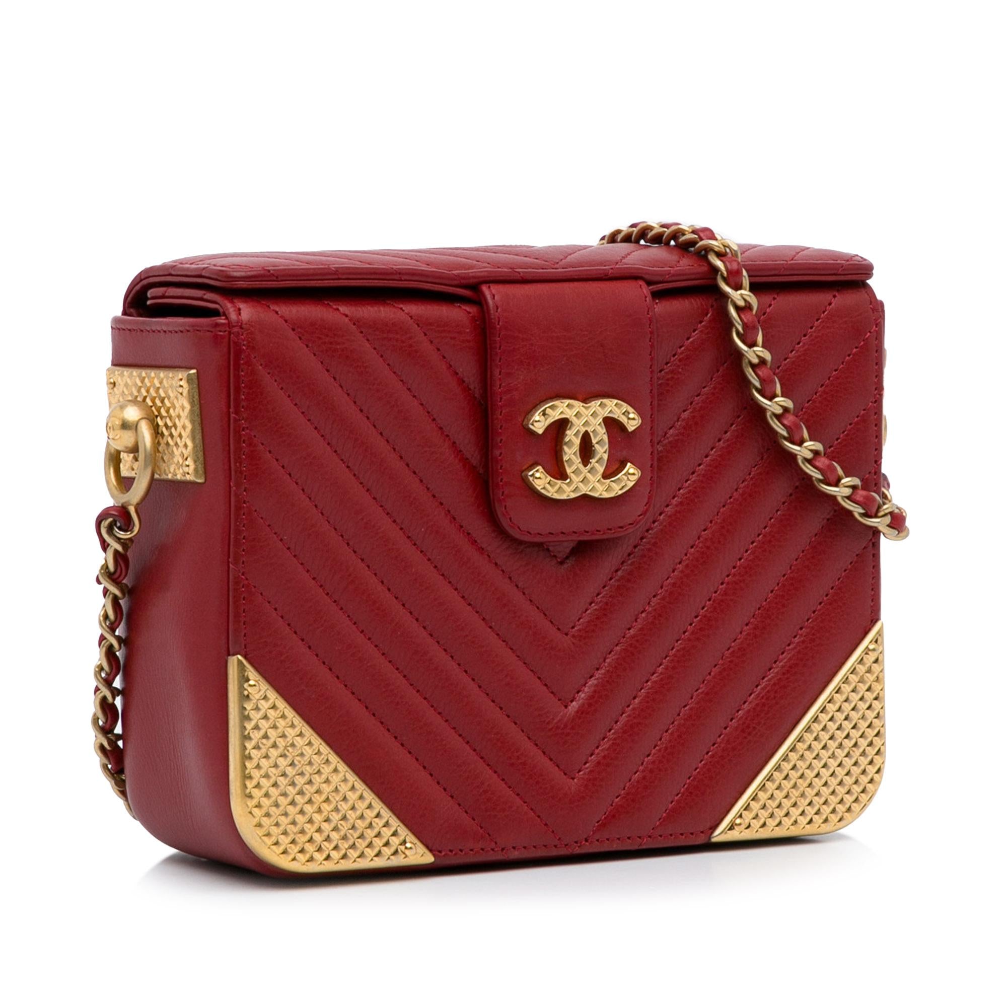 Chanel Chevron Rock The Corner Minaudiere Bag (SHG-I6iCTy)