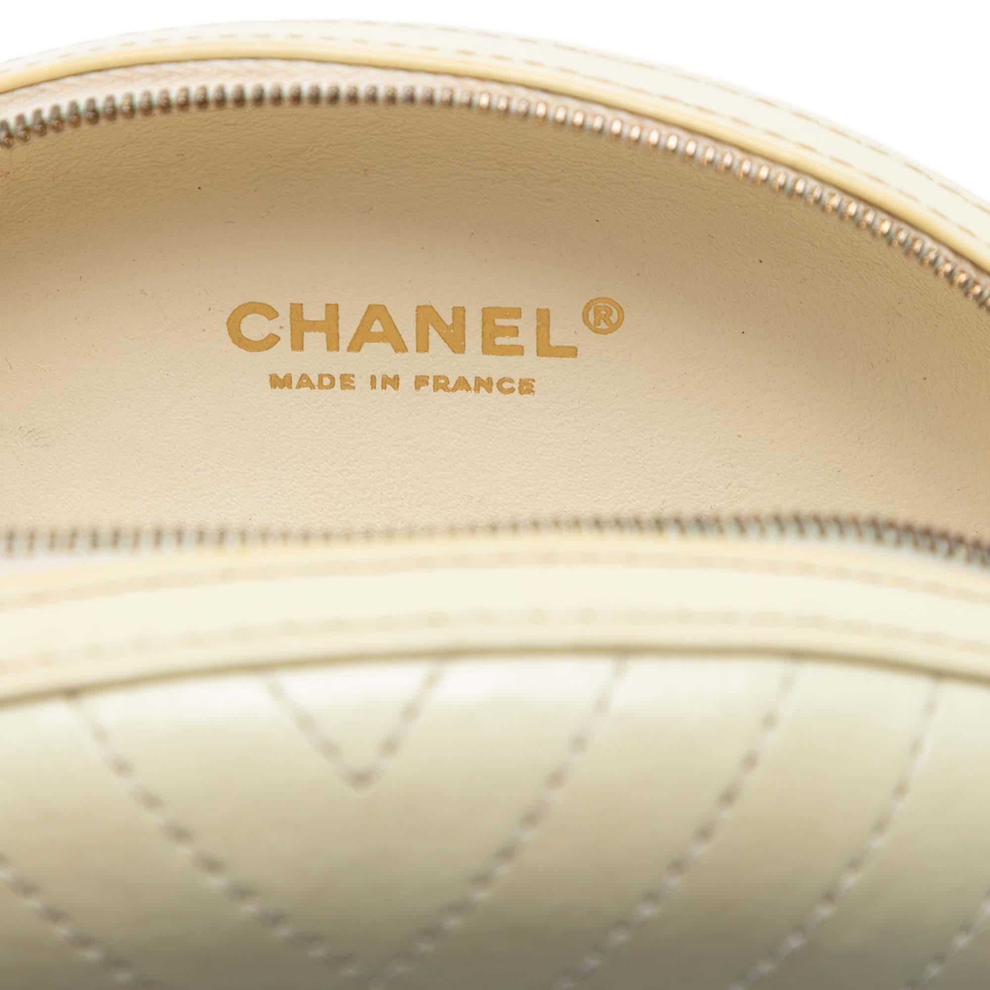 Chanel Chevron Stitched Calfskin La Pausa Evening Bag