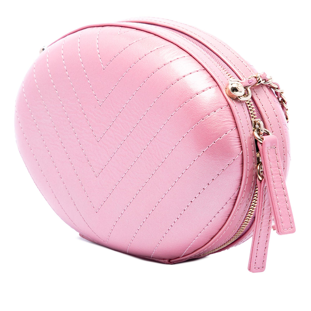 Chanel Chevron Stitched Calfskin La Pausa Evening Bag