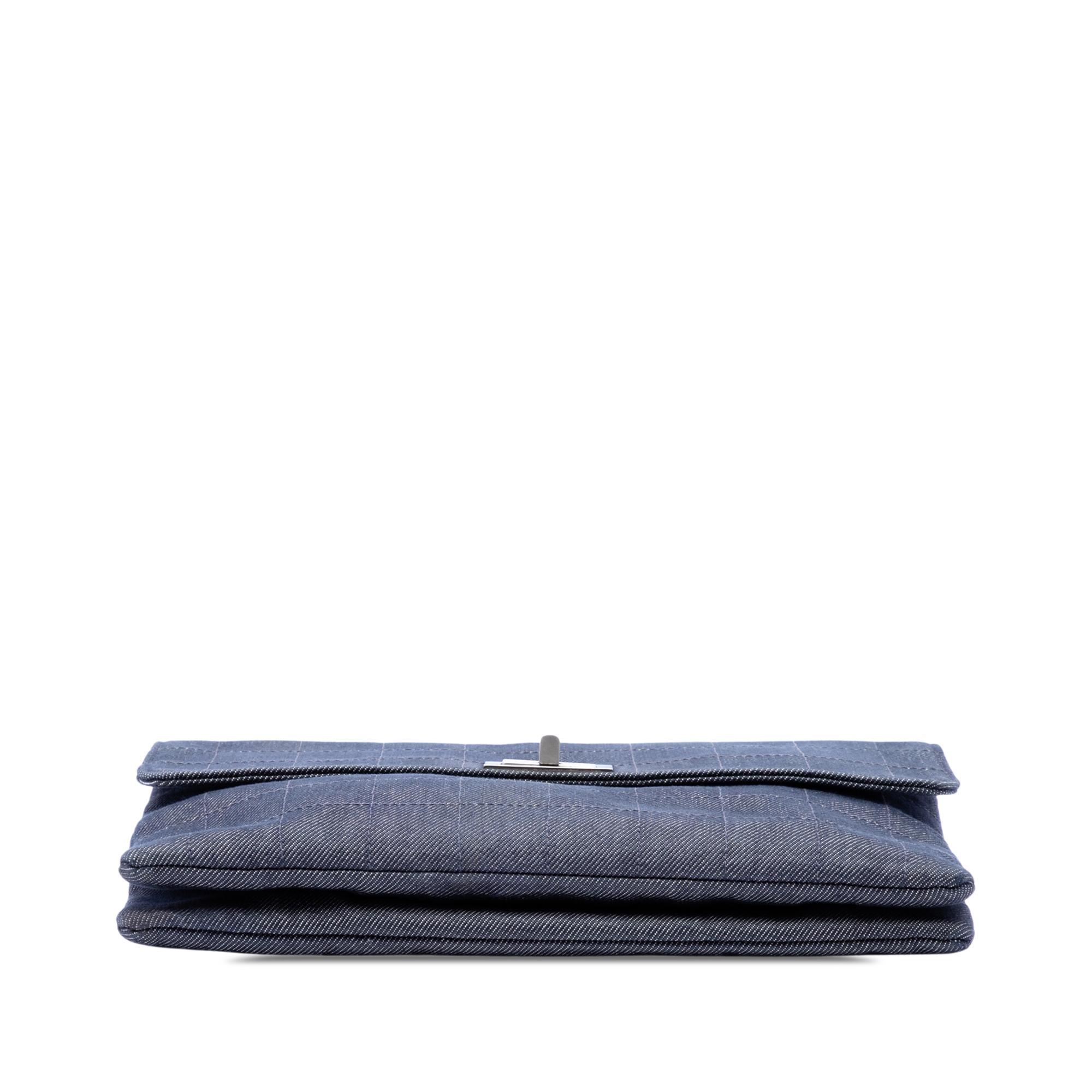 Chanel Chocolate Bar Denim Reissue 2.55 Flap