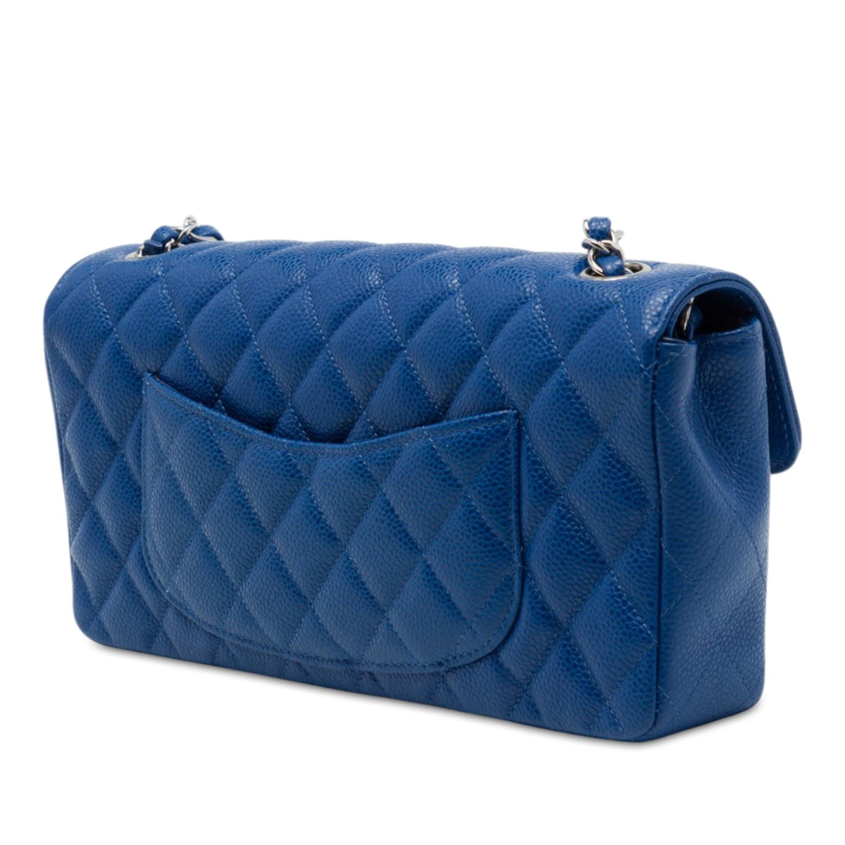Chanel Classic Caviar East West Single Flap