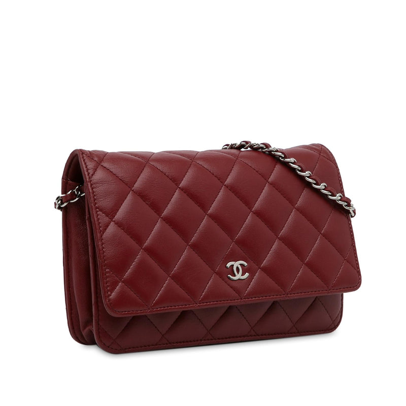 Chanel Classic Lambskin Wallet on Chain (SHG-CGrxCN)