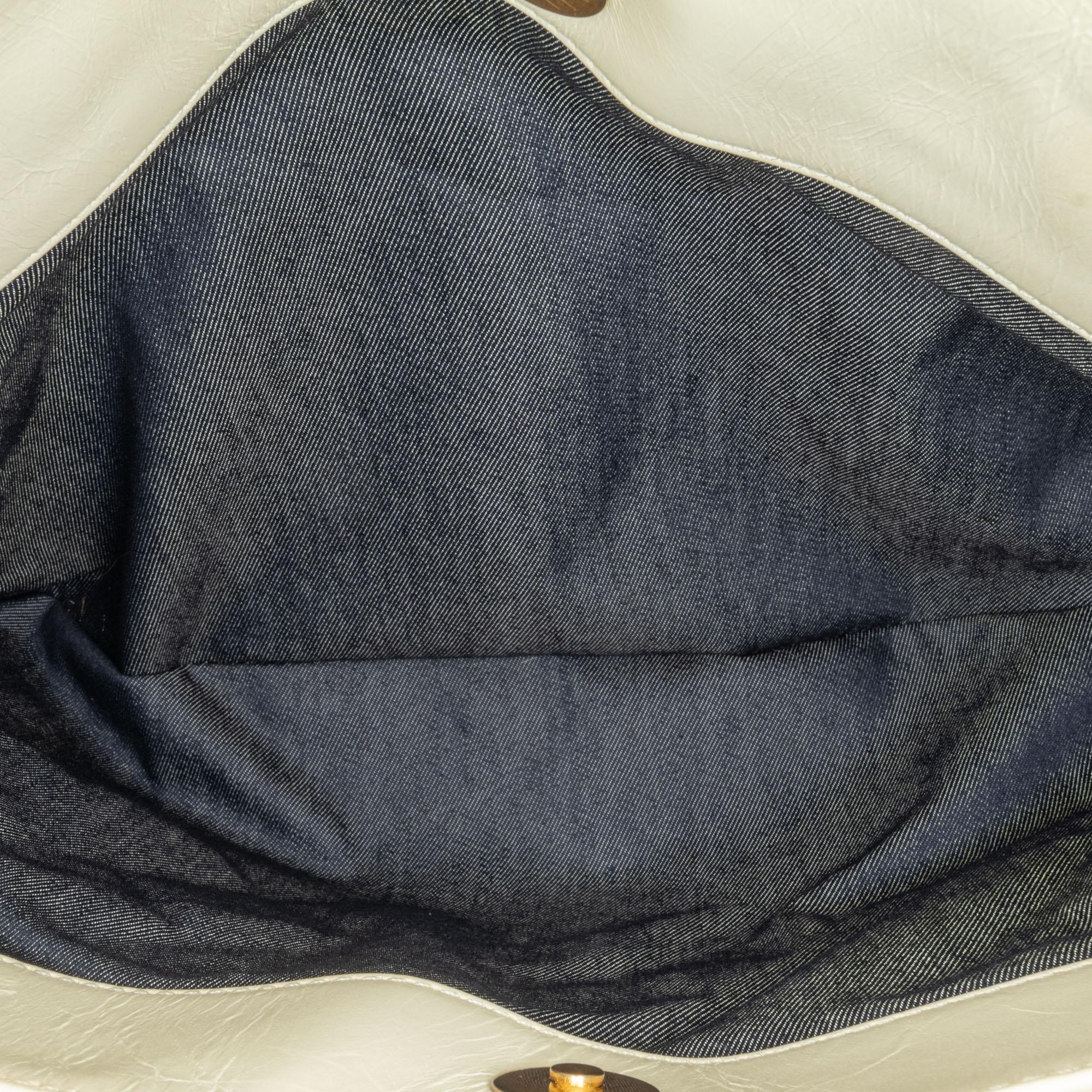 Chanel Crumpled Calfskin En Vogue Rope Satchel