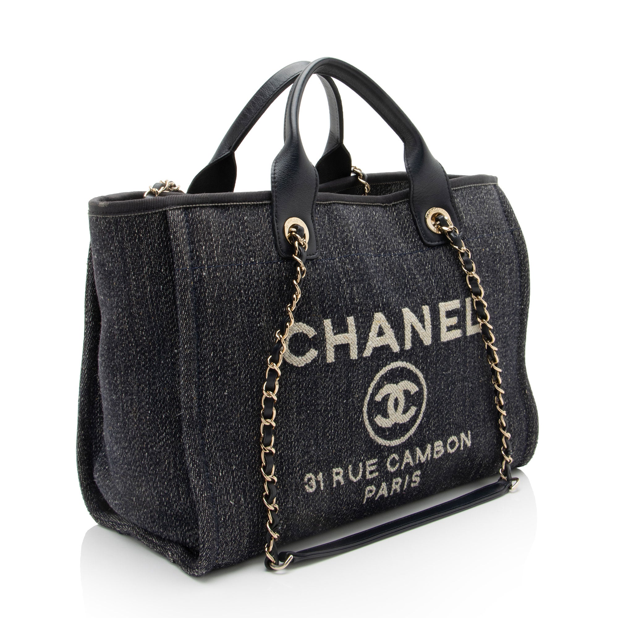 Chanel Denim Deauville Small Tote