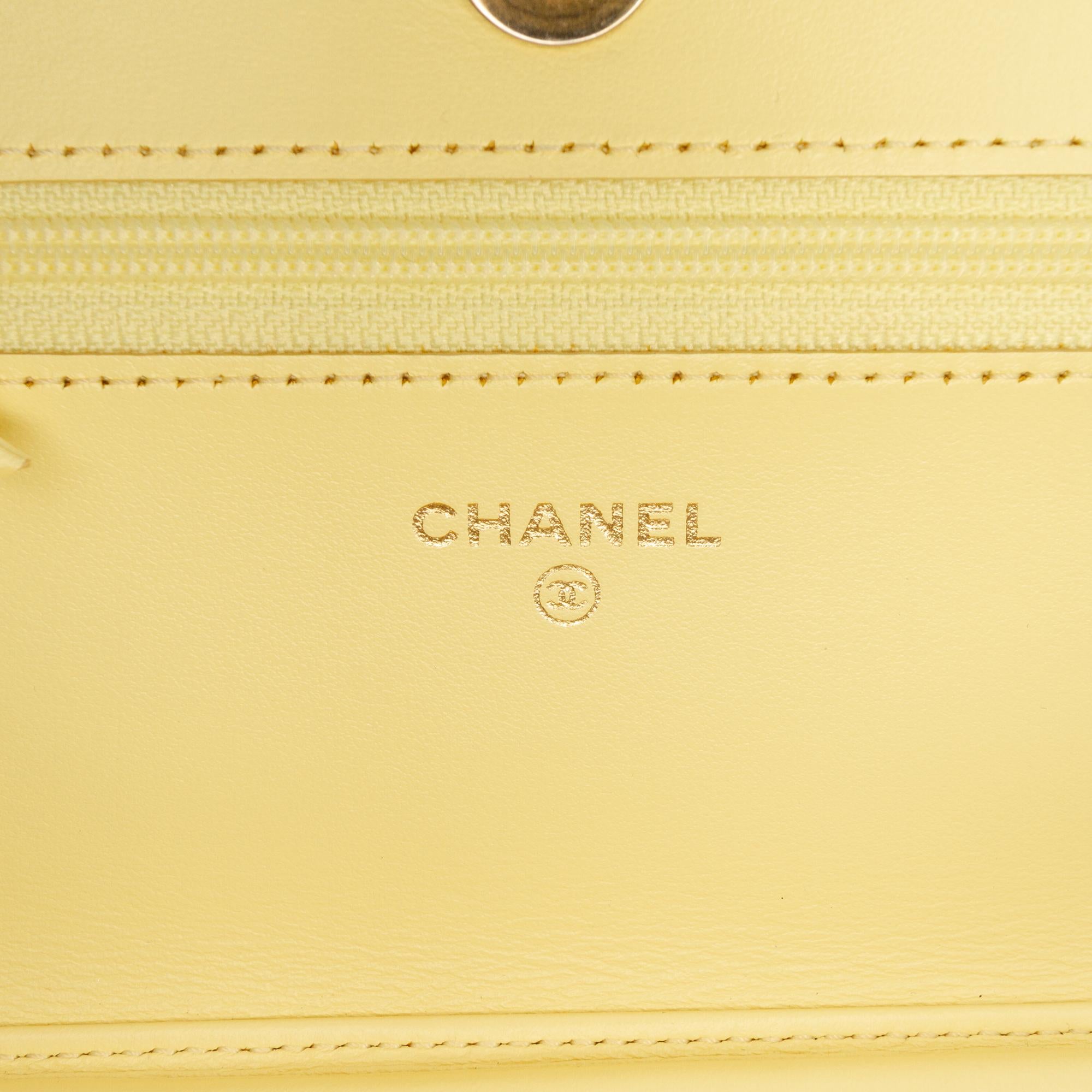 Chanel Denim Fringe Coco Wallet On Chain
