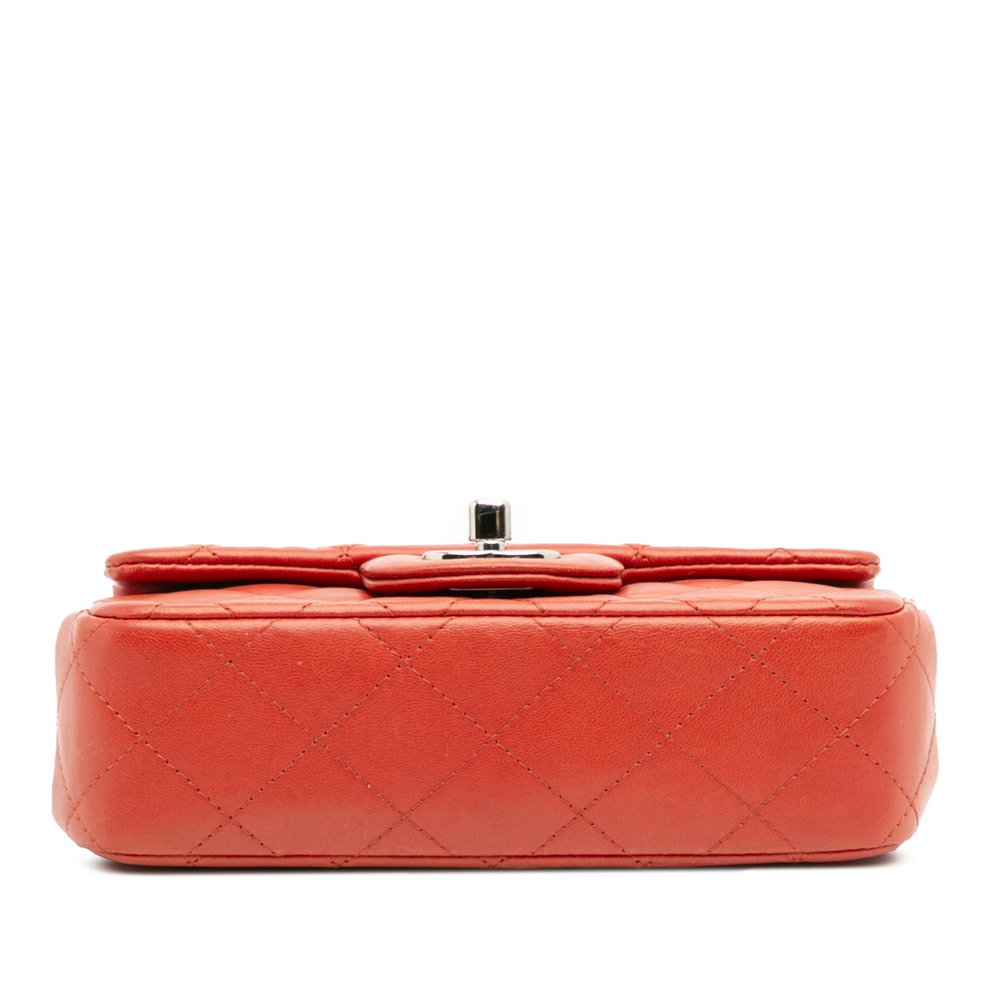 Chanel Extra Mini Rectangular Classic Lambskin Single Flap