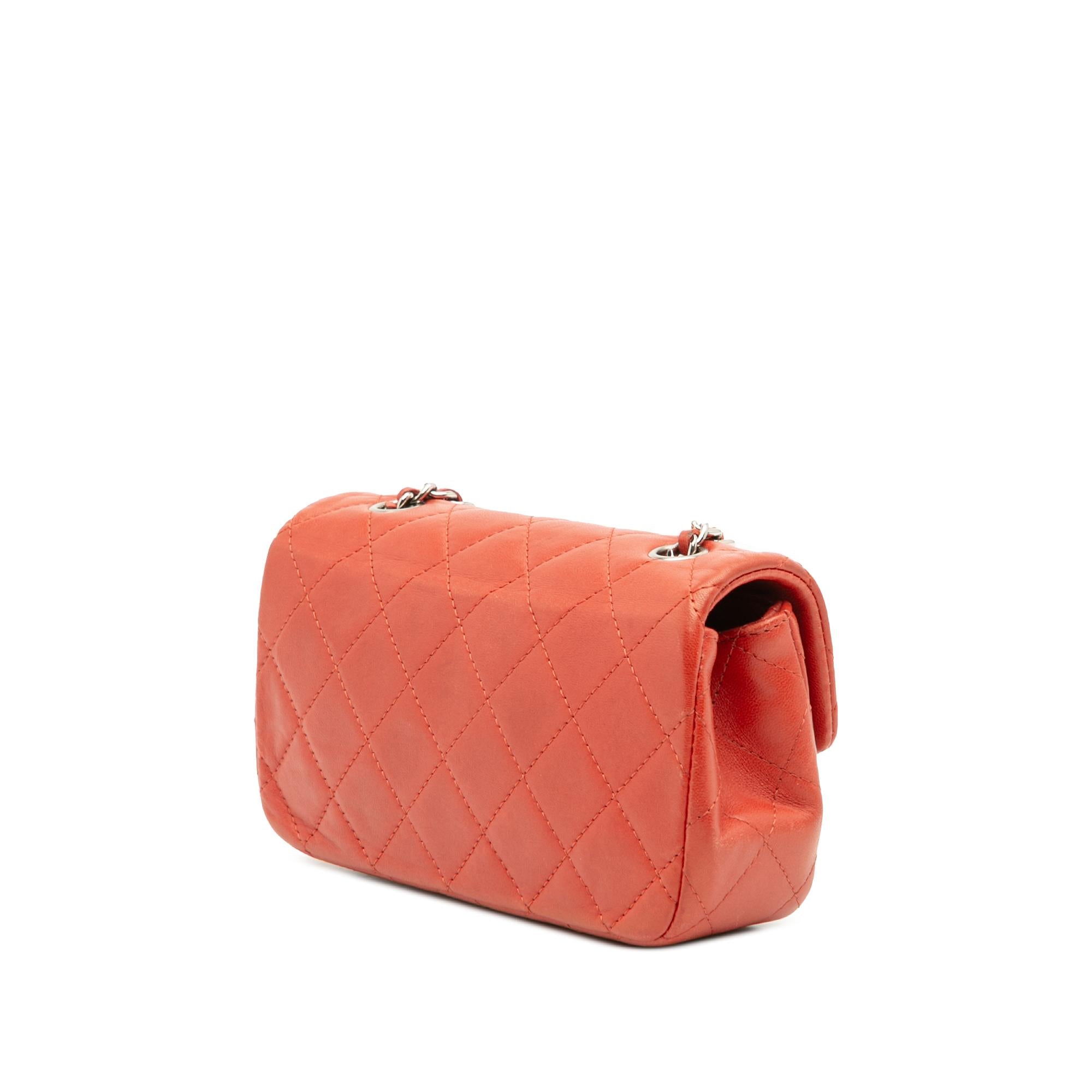 Chanel Extra Mini Rectangular Classic Lambskin Single Flap