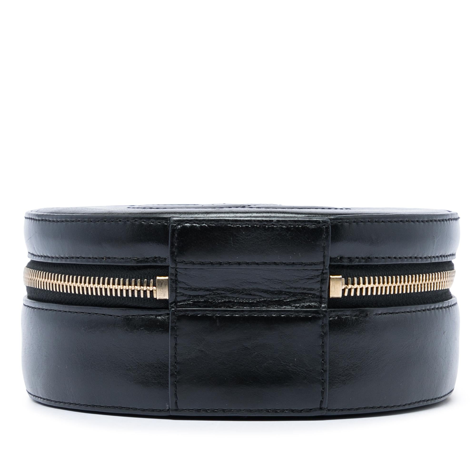 Chanel Glazed Calfskin Round As Earth Evening Bag