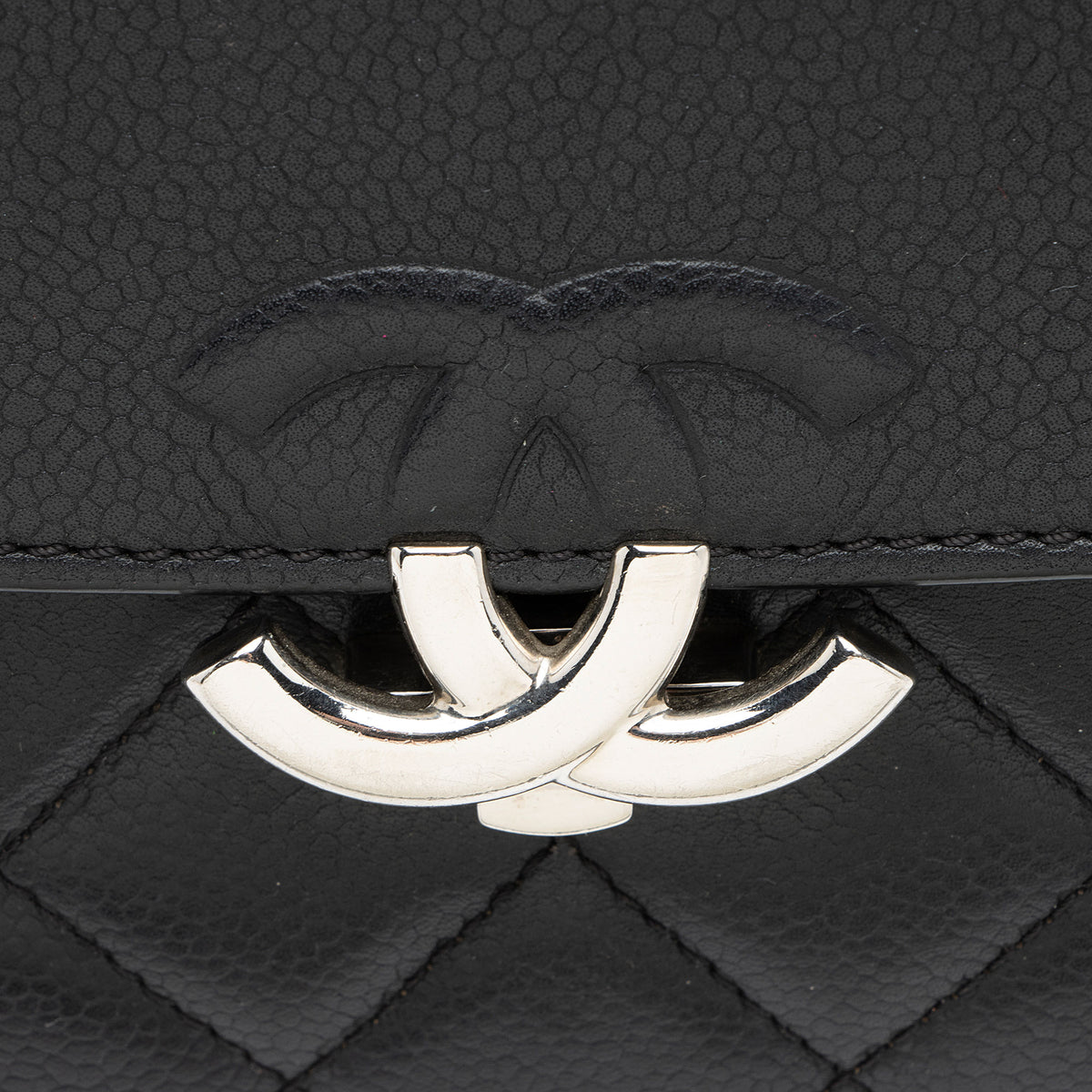 Chanel Goatskin CC Box Flap Bag