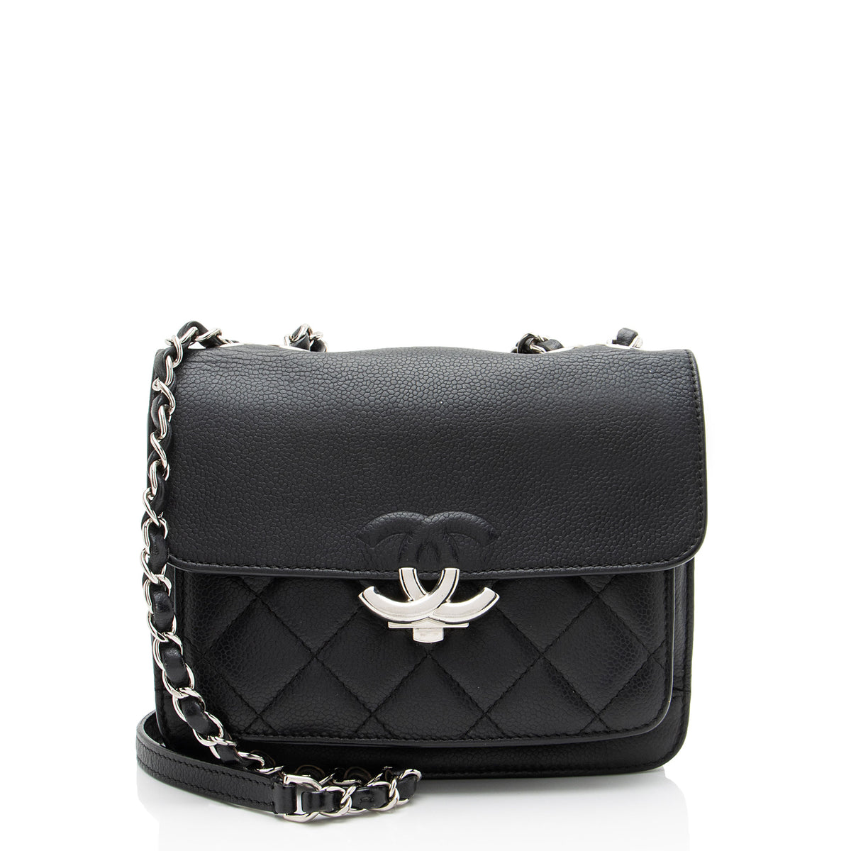 Chanel Goatskin CC Box Flap Bag