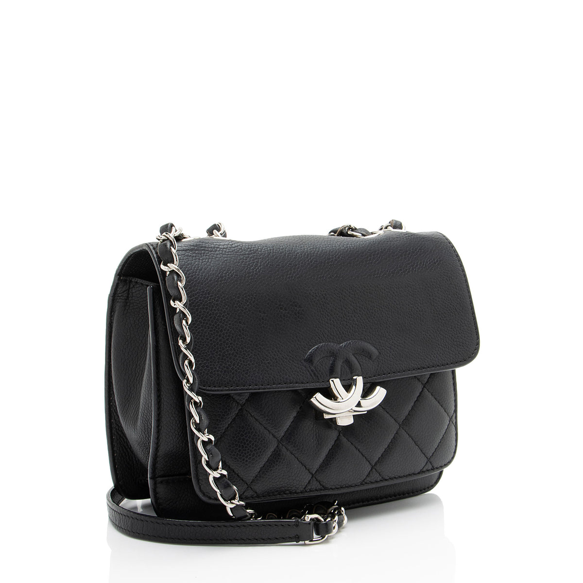 Chanel Goatskin CC Box Flap Bag