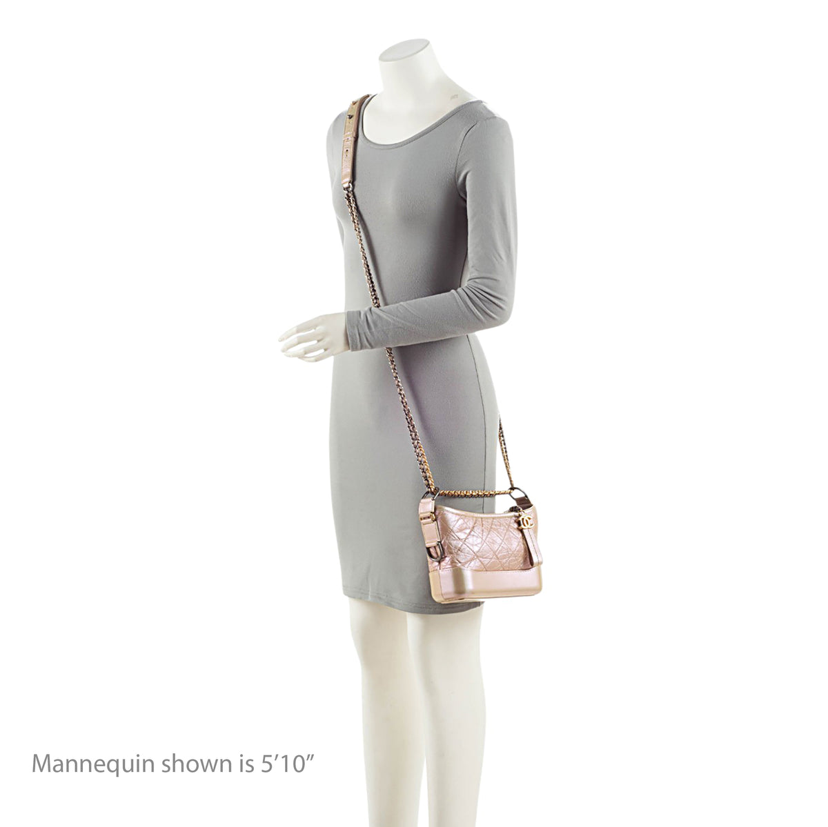 Chanel Iridescent Aged Calfskin Gabrielle Small Hobo