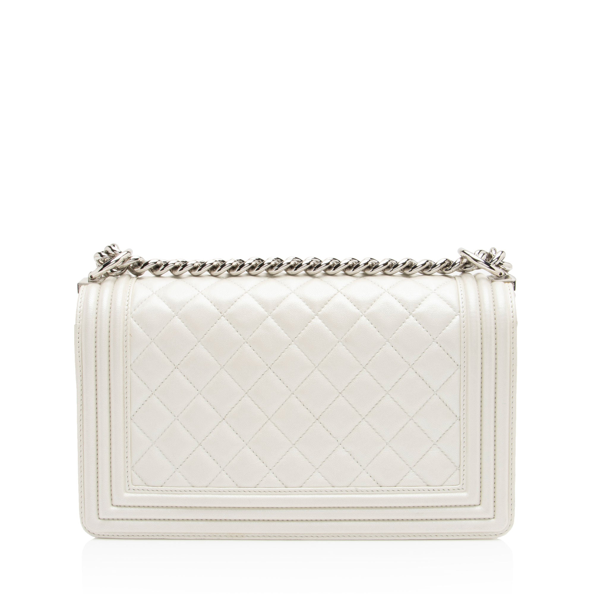 Chanel Iridescent Calfskin Old Medium Boy Bag