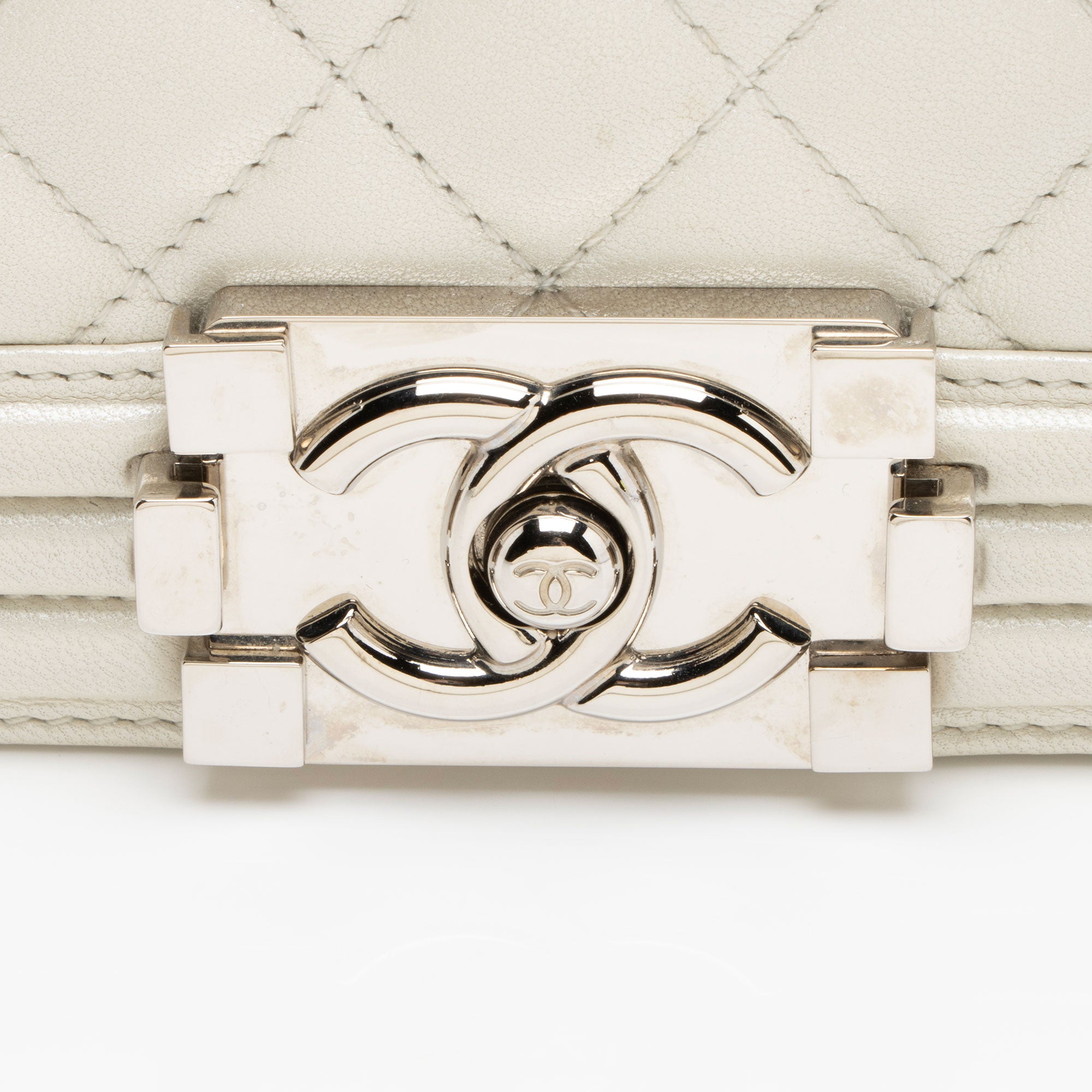 Chanel Iridescent Calfskin Old Medium Boy Bag