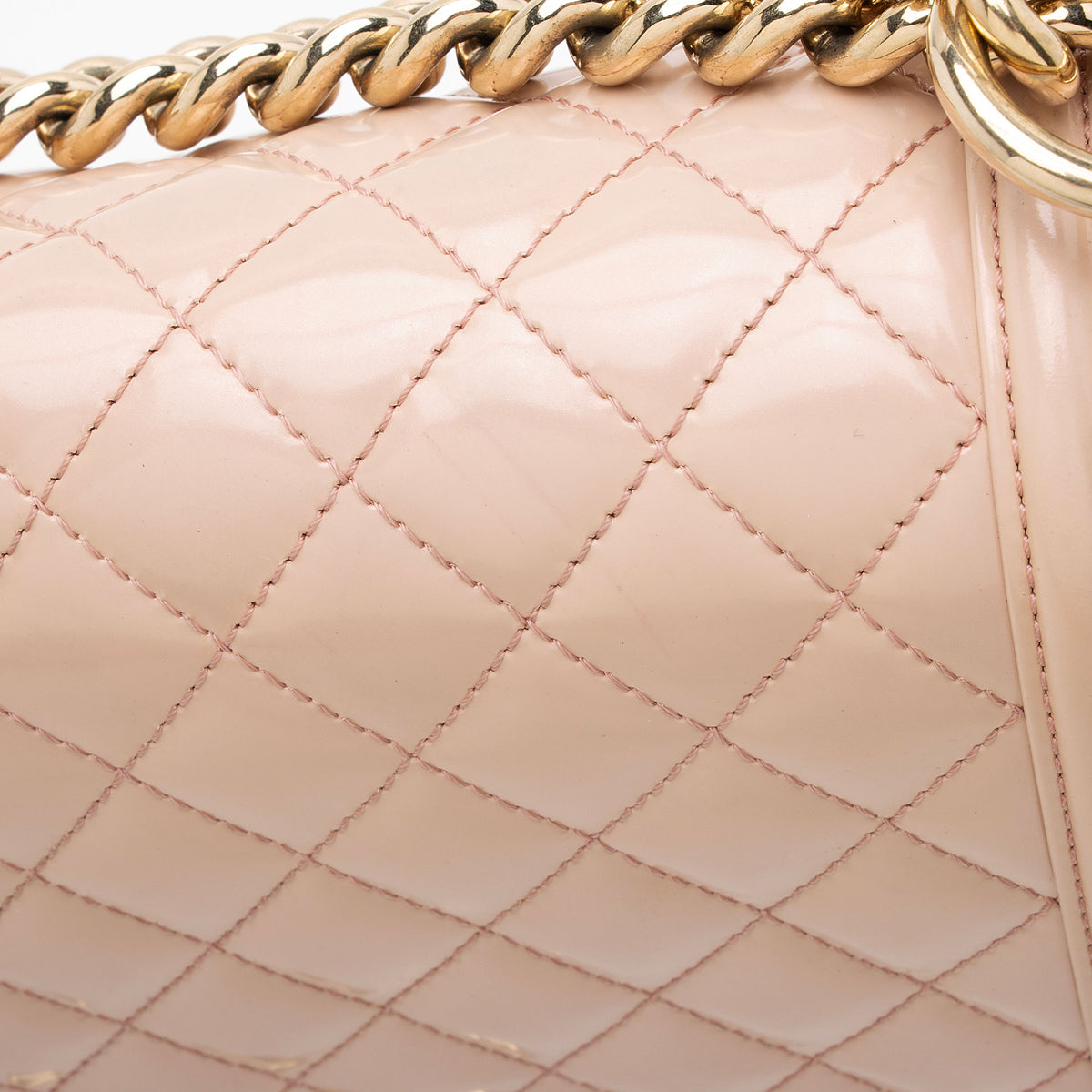 Chanel Iridescent Glazed Calfskin Old Medium Boy Bag