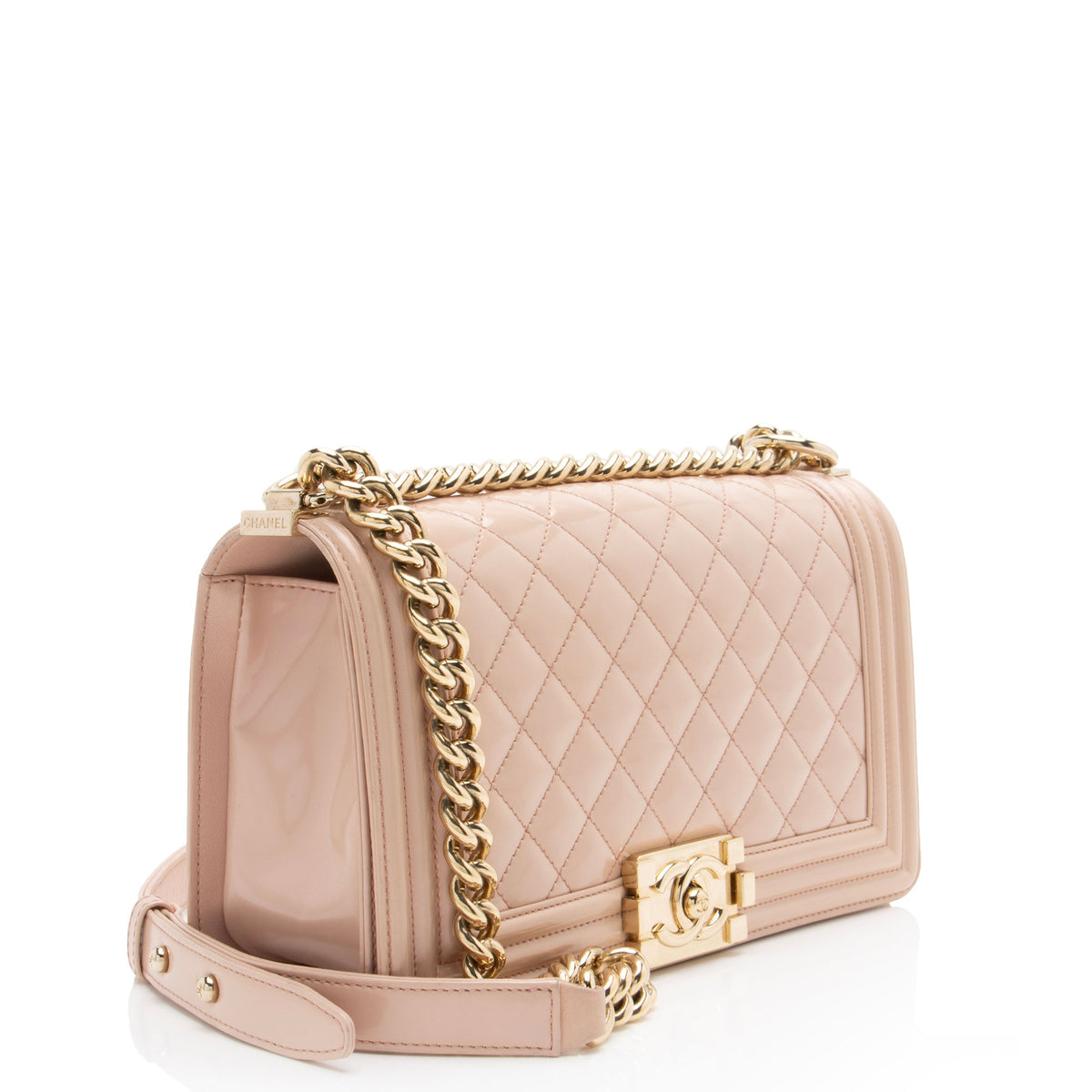 Chanel Iridescent Glazed Calfskin Old Medium Boy Bag
