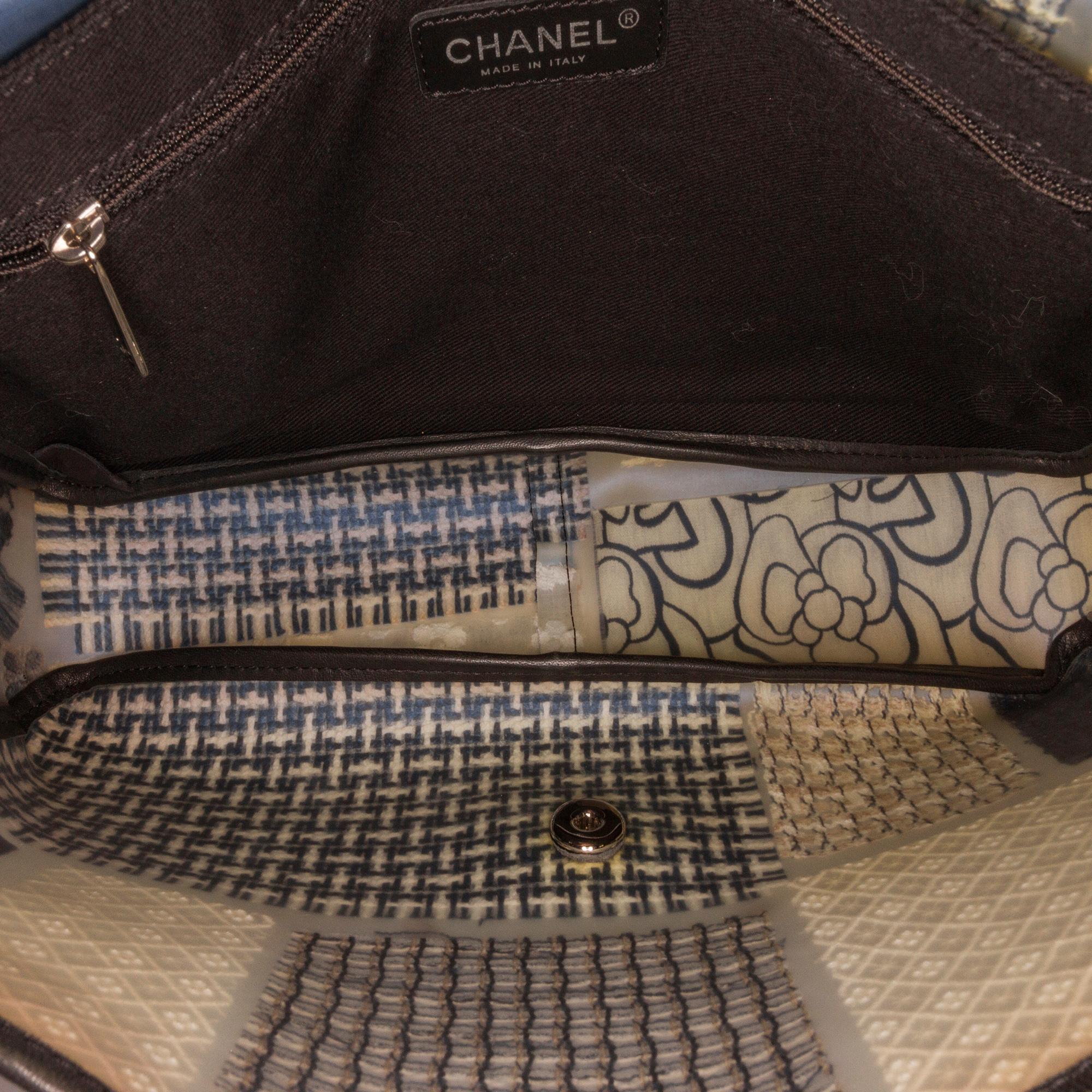 Chanel Jumbo CC Patchwork Classic Flap (SHG-NHHY4L)