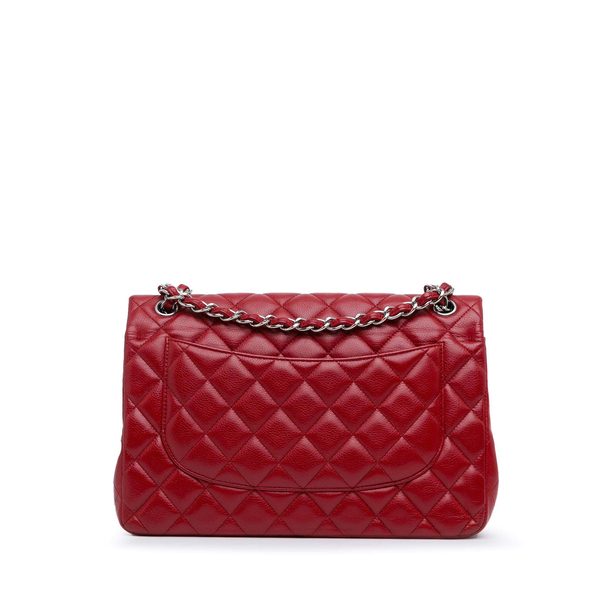 Chanel Jumbo Classic Caviar Double Flap (SHG-gVBzob)
