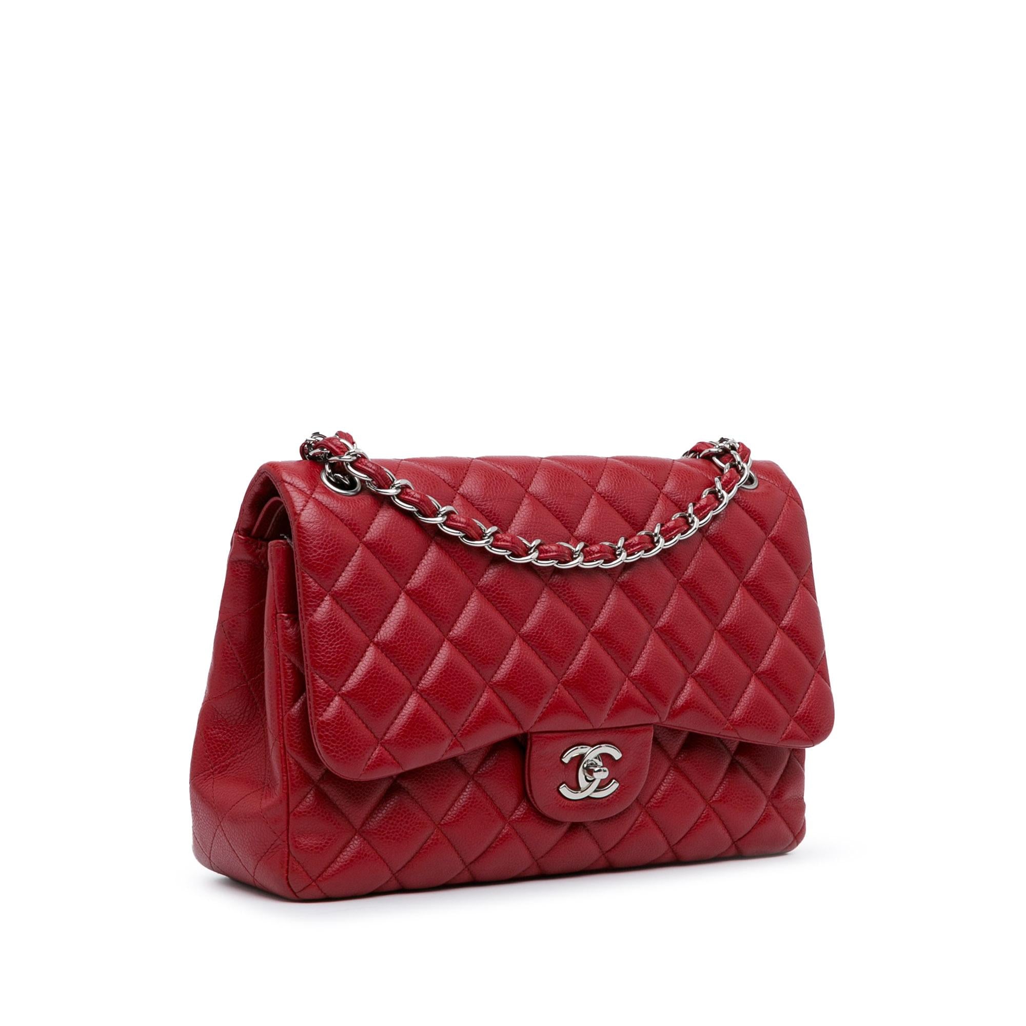 Chanel Jumbo Classic Caviar Double Flap (SHG-gVBzob)