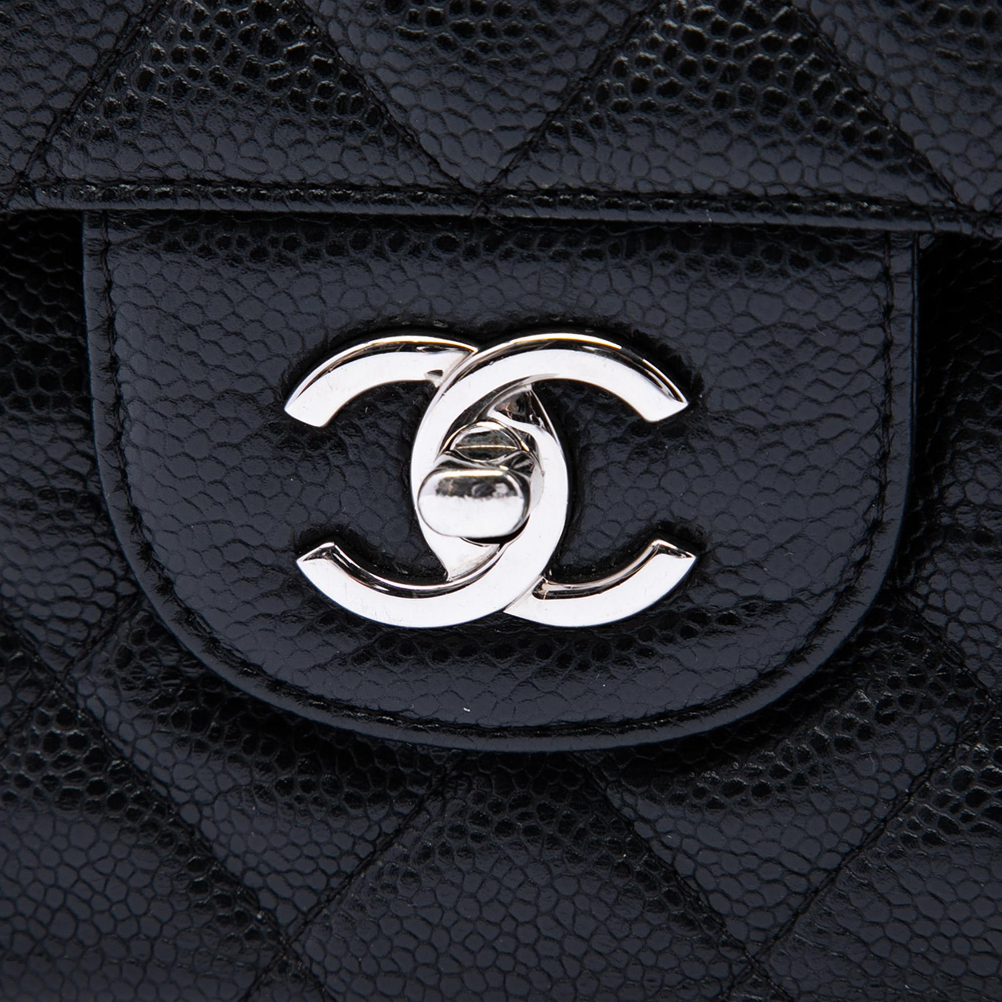 Chanel Jumbo Classic Caviar Double Flap