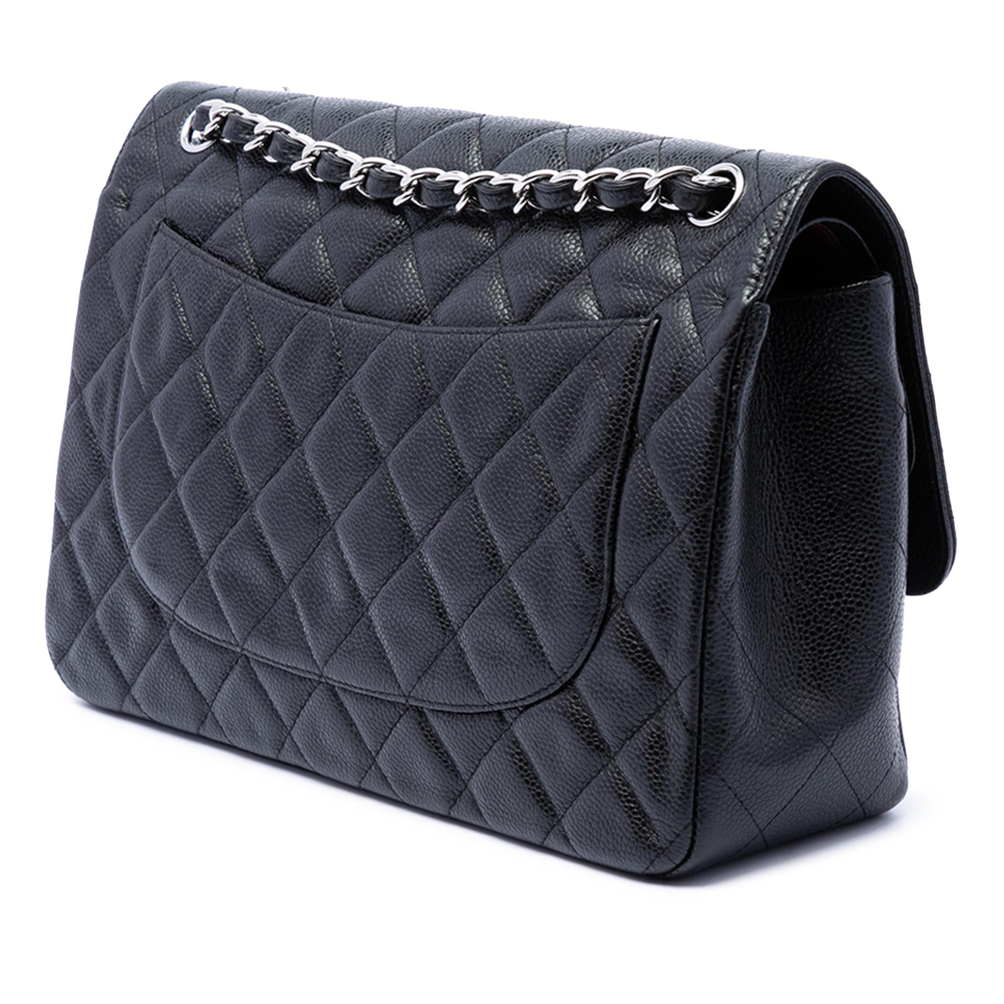 Chanel Jumbo Classic Caviar Double Flap