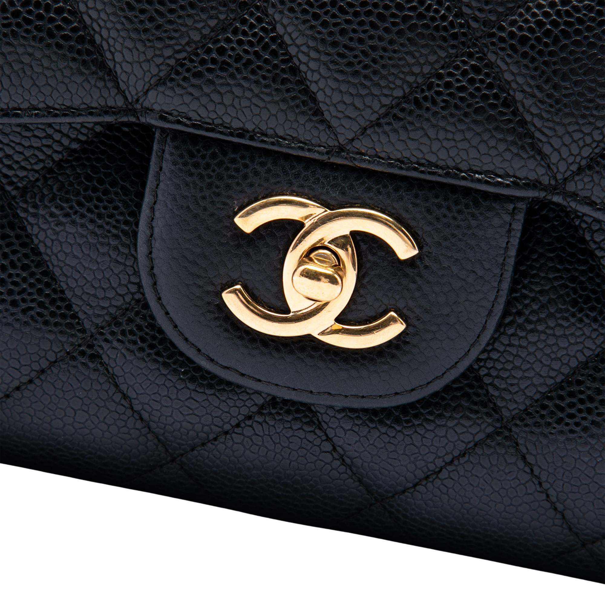 Chanel Jumbo Classic Caviar Double Flap