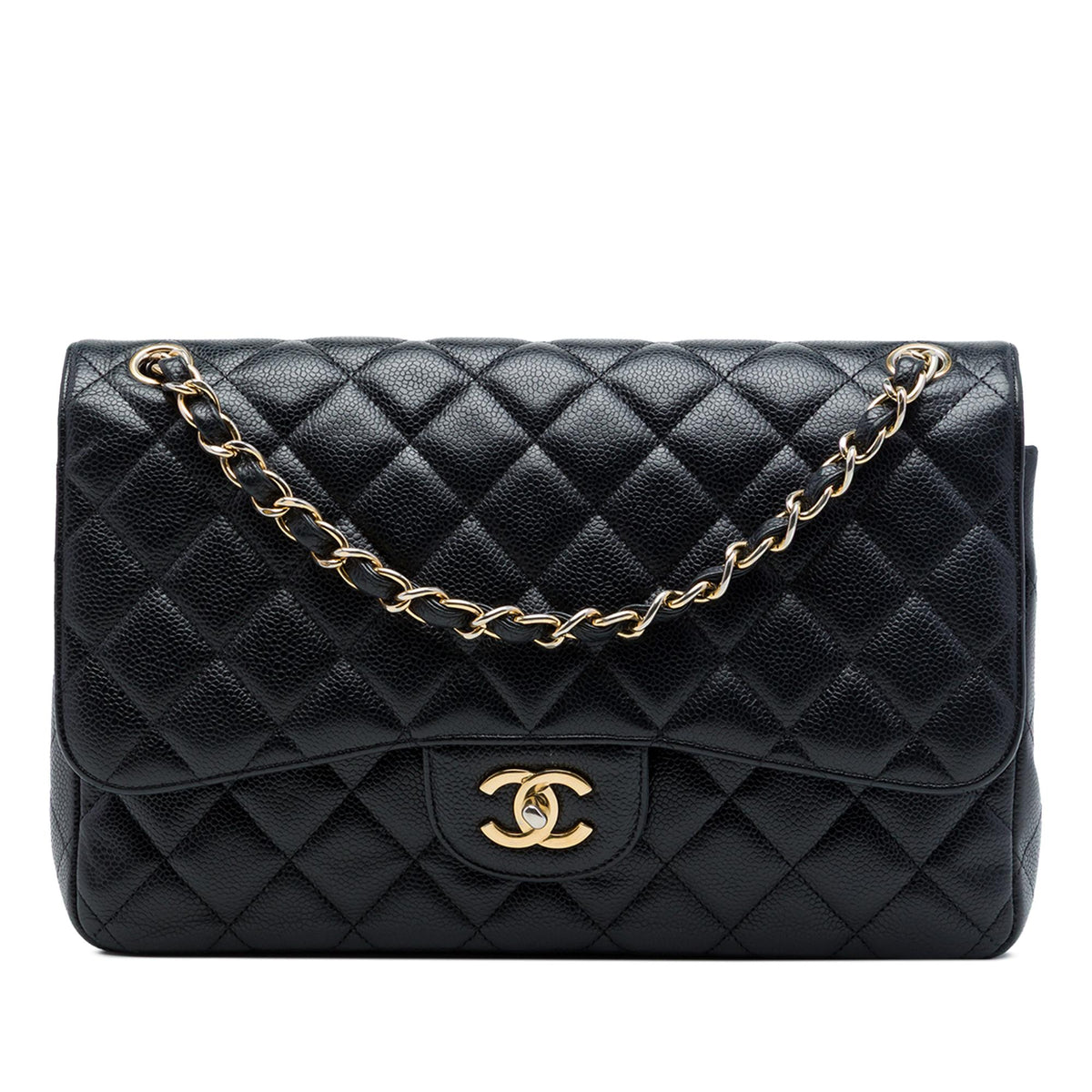 Chanel Jumbo Classic Caviar Double Flap