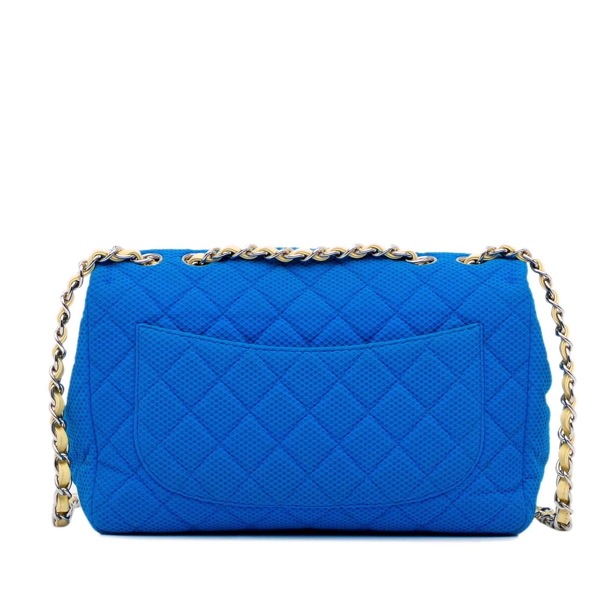 Chanel Jumbo Classic Jersey Single Flap (SHG-vOf3cS)