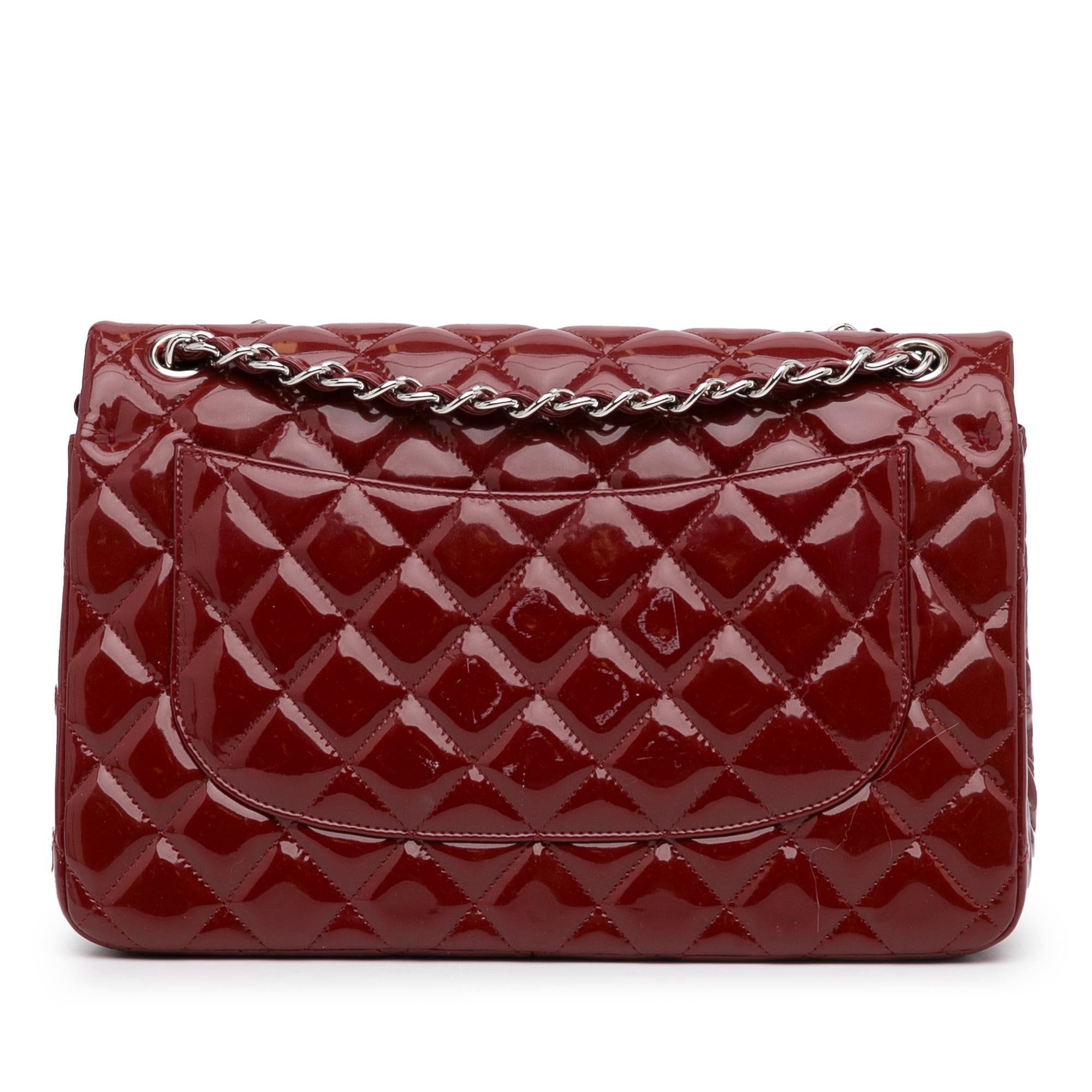 Chanel Jumbo Classic Patent Double Flap (SHG-fh31oX)