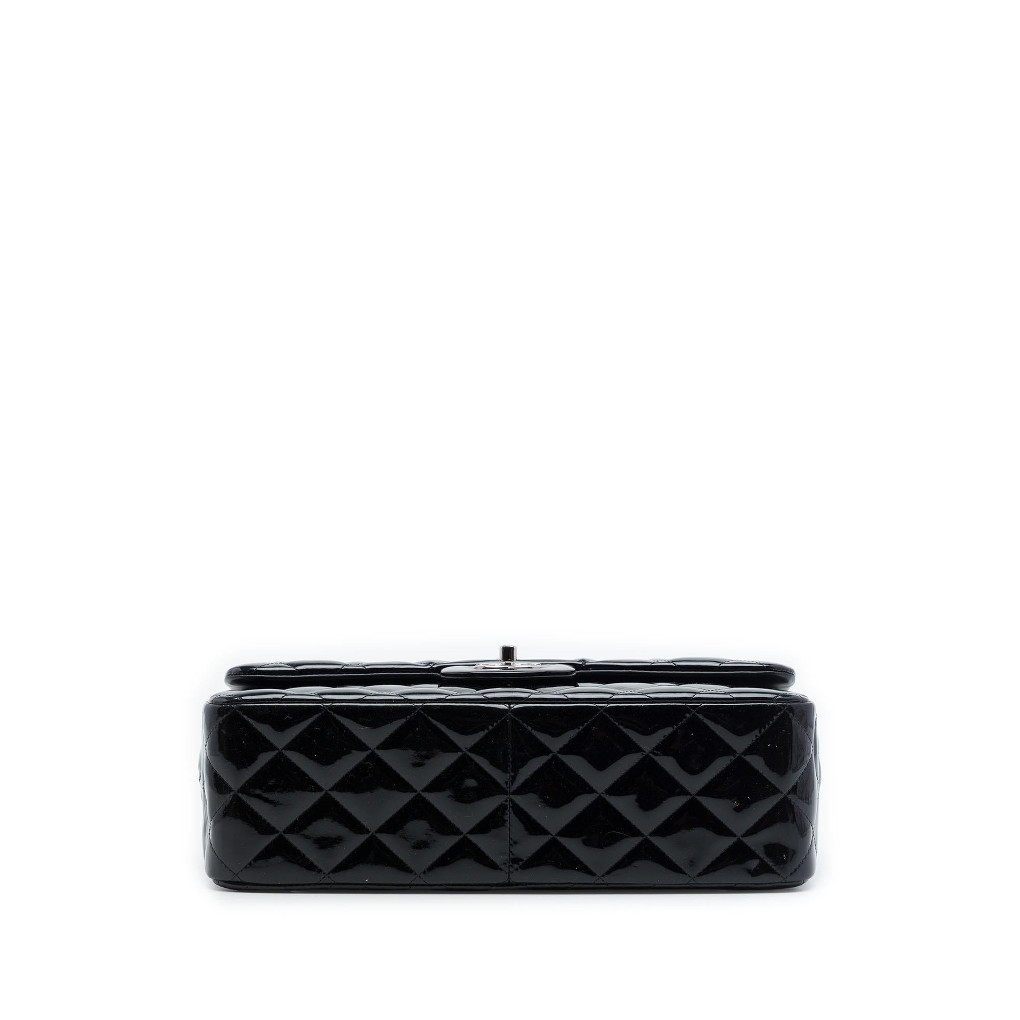 Chanel Jumbo Classic Patent Double Flap
