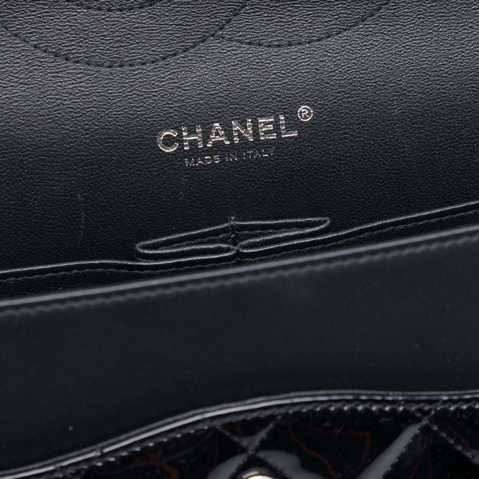 Chanel Jumbo Classic Patent Double Flap
