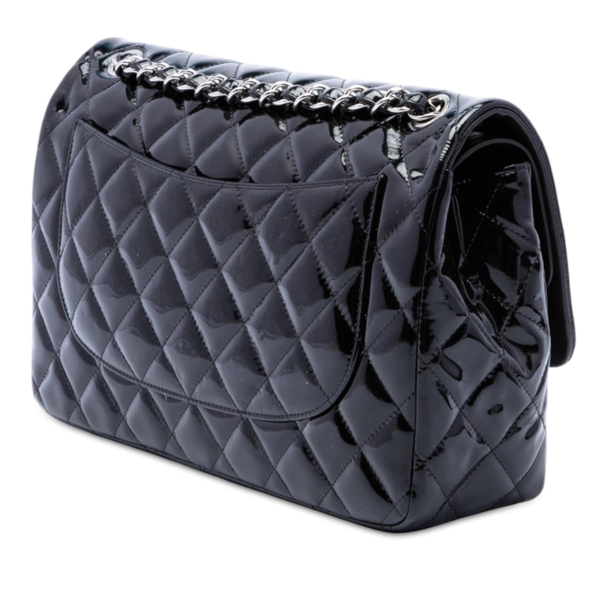 Chanel Jumbo Classic Patent Double Flap
