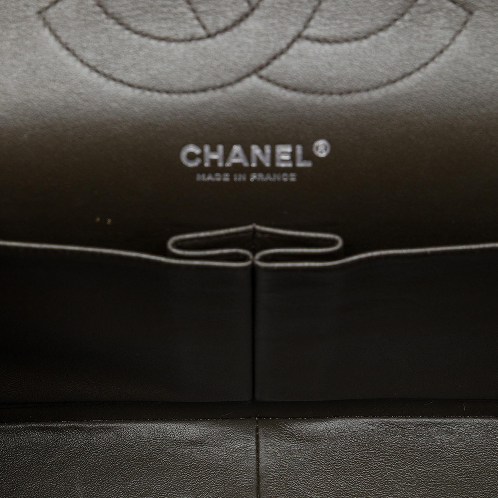 Chanel Jumbo Classic Tricolor Lambskin Double Flap