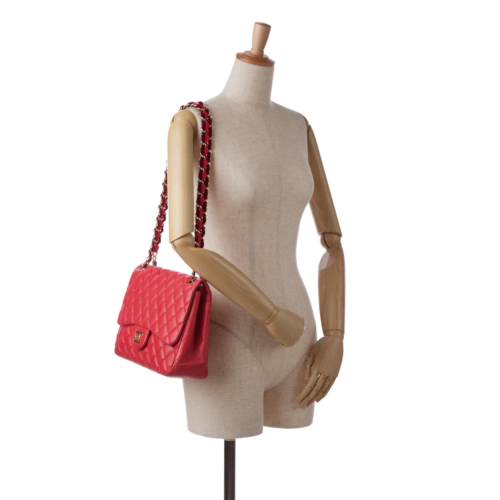 Chanel Jumbo Joined Chain Flap Bag (SHG-WKQOhc)