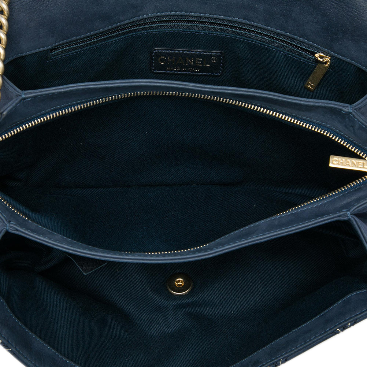 Chanel Jumbo Quilted Calfskin Triple Stitched Flap